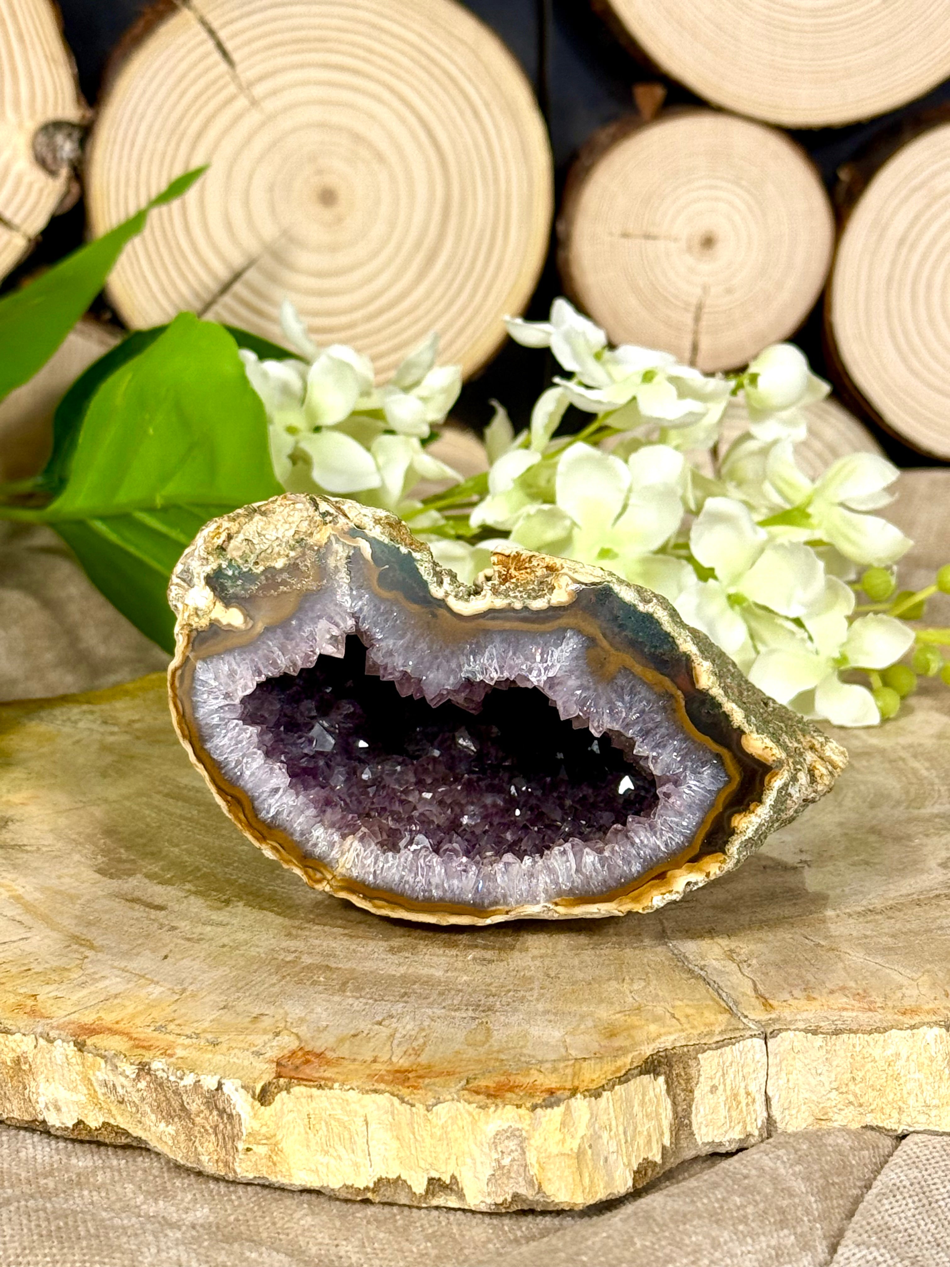 Fundstück Nr. 333 | Achat trifft Amethyst - das Beste aus zwei Welten.
