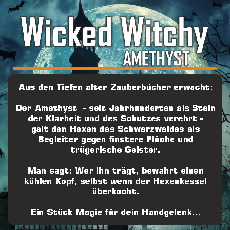 Armband | Halloween Spezial | Wicked Witchy | AMETHYST