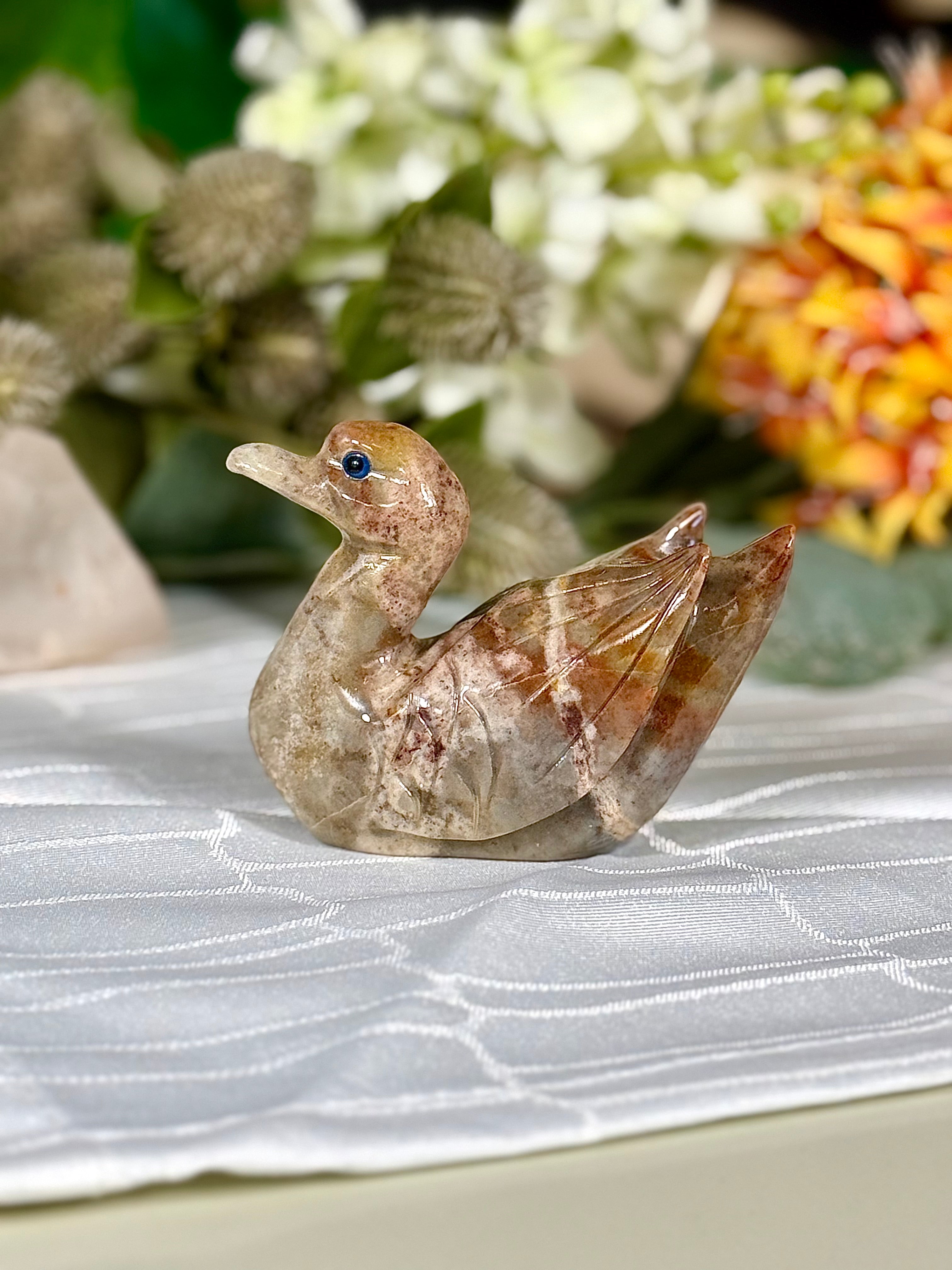 Fundstück Nr. SPECK16 | Kleine Ente aus Speckstein