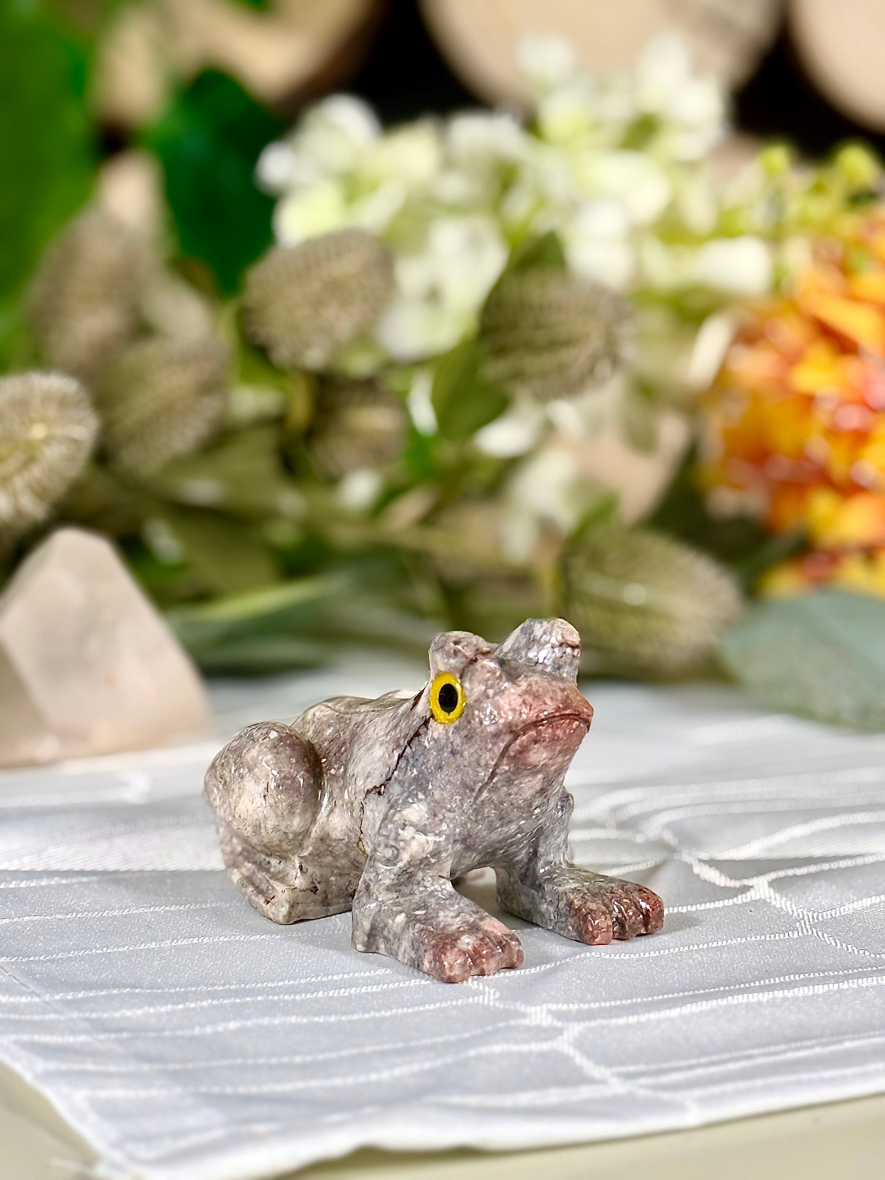 Fundstück Nr. SPECK33 | Kleiner Frosch aus Speckstein