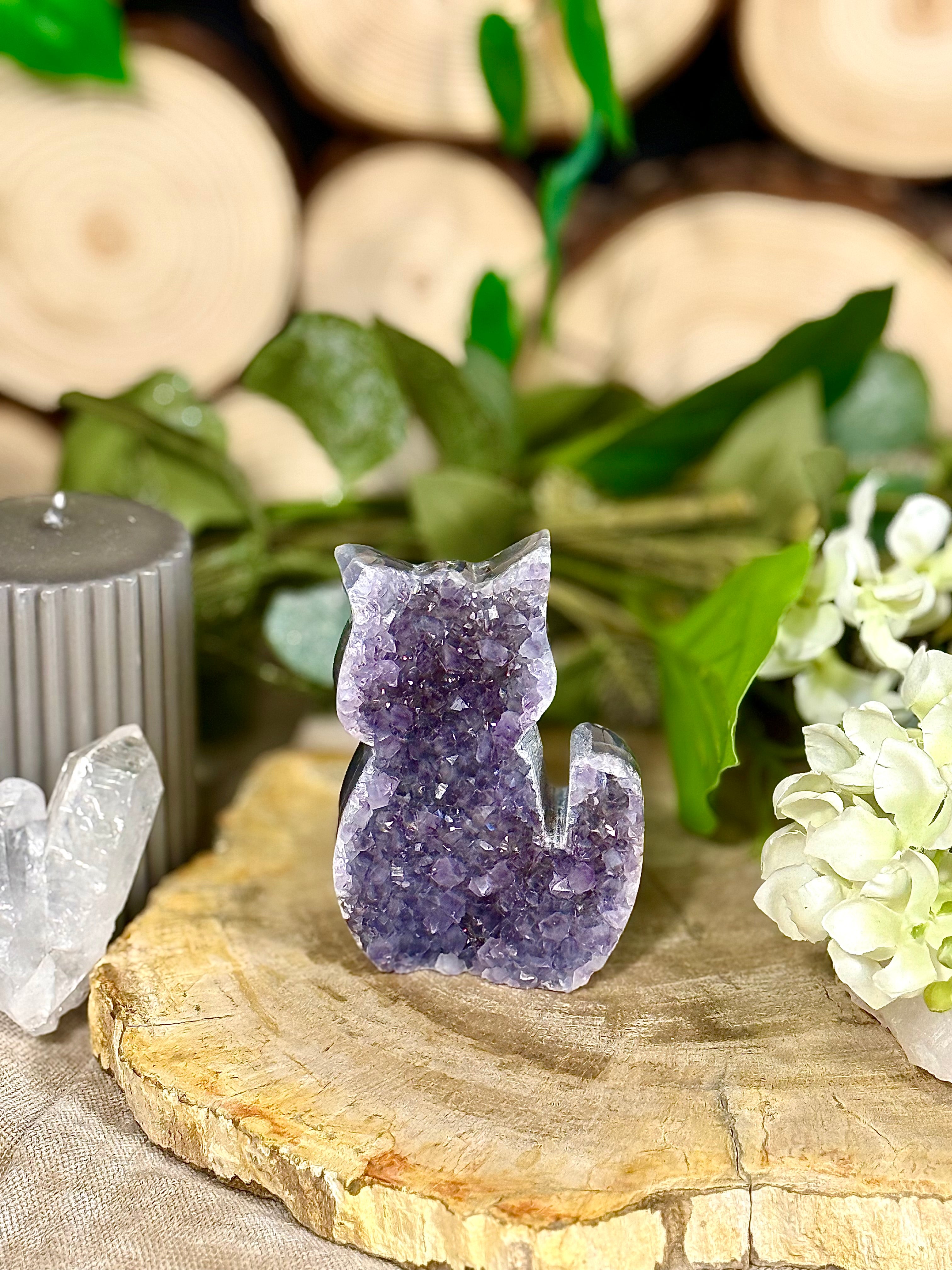 Fundstück Nr. AY13 | Amethyst Katze