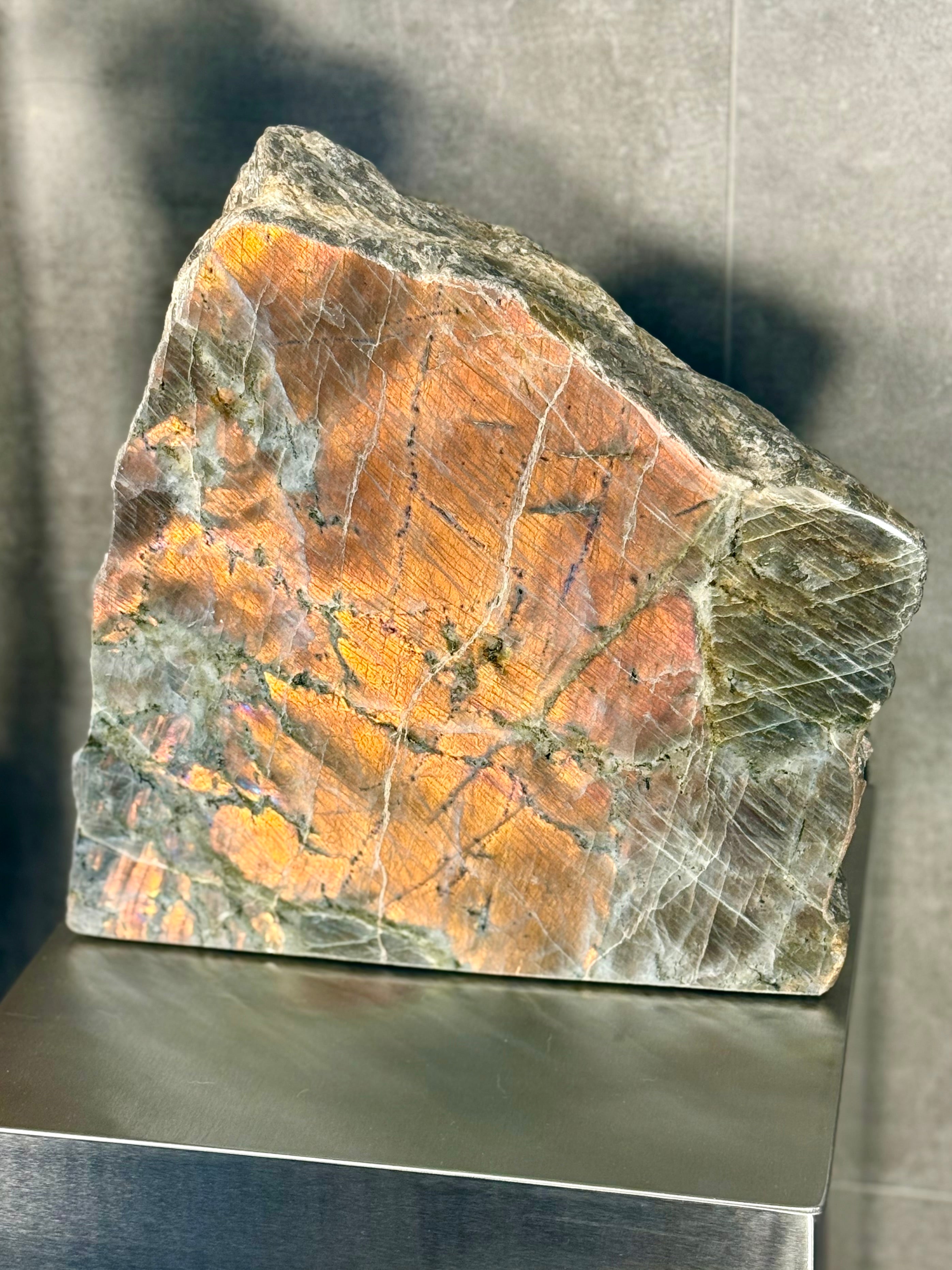 Meisterstück Nr. M6 | EARTH & STEEL COLLECTION - Labradorit