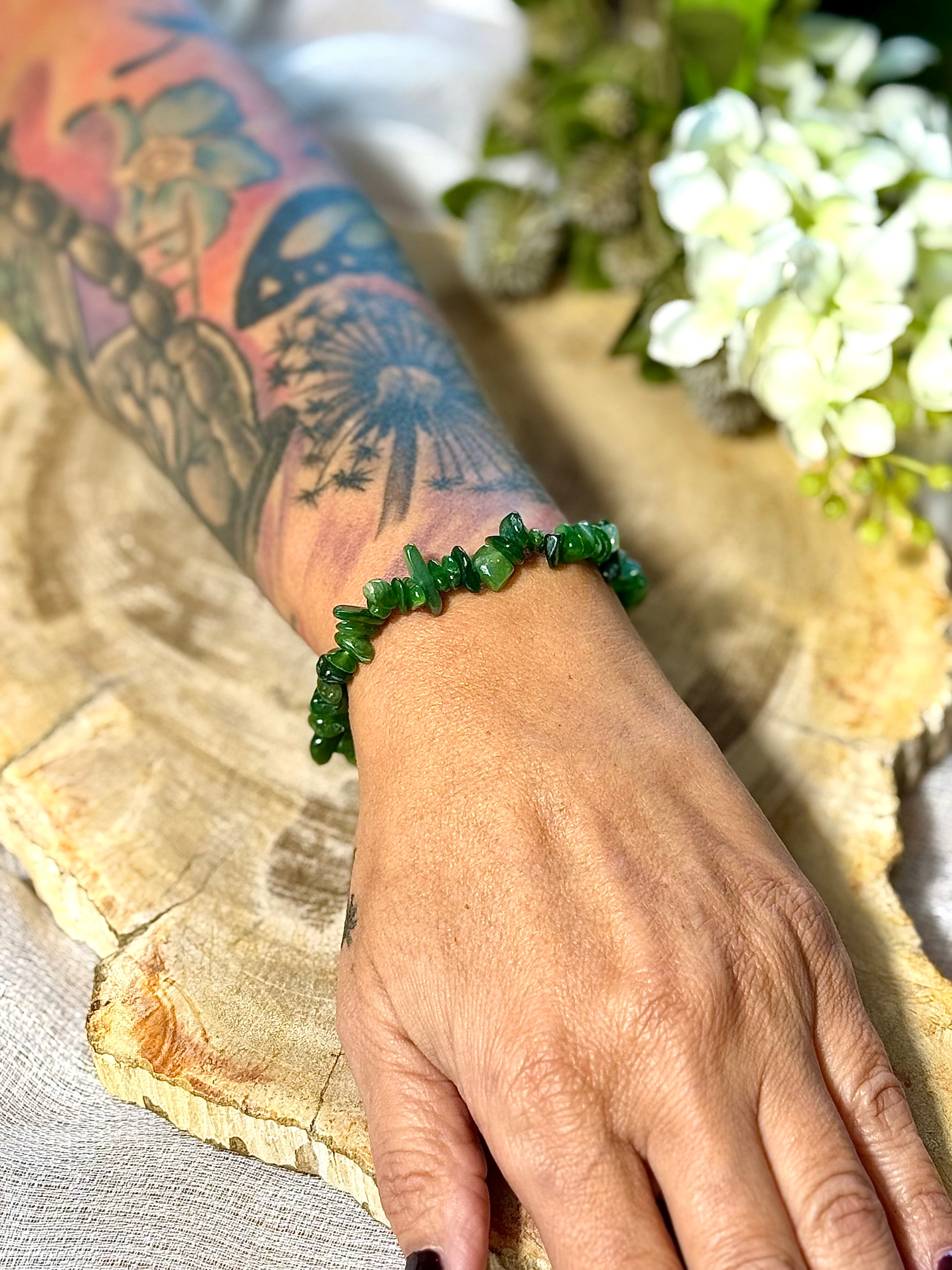 Serpentin (Kanada-Jade) | Armband Splitter