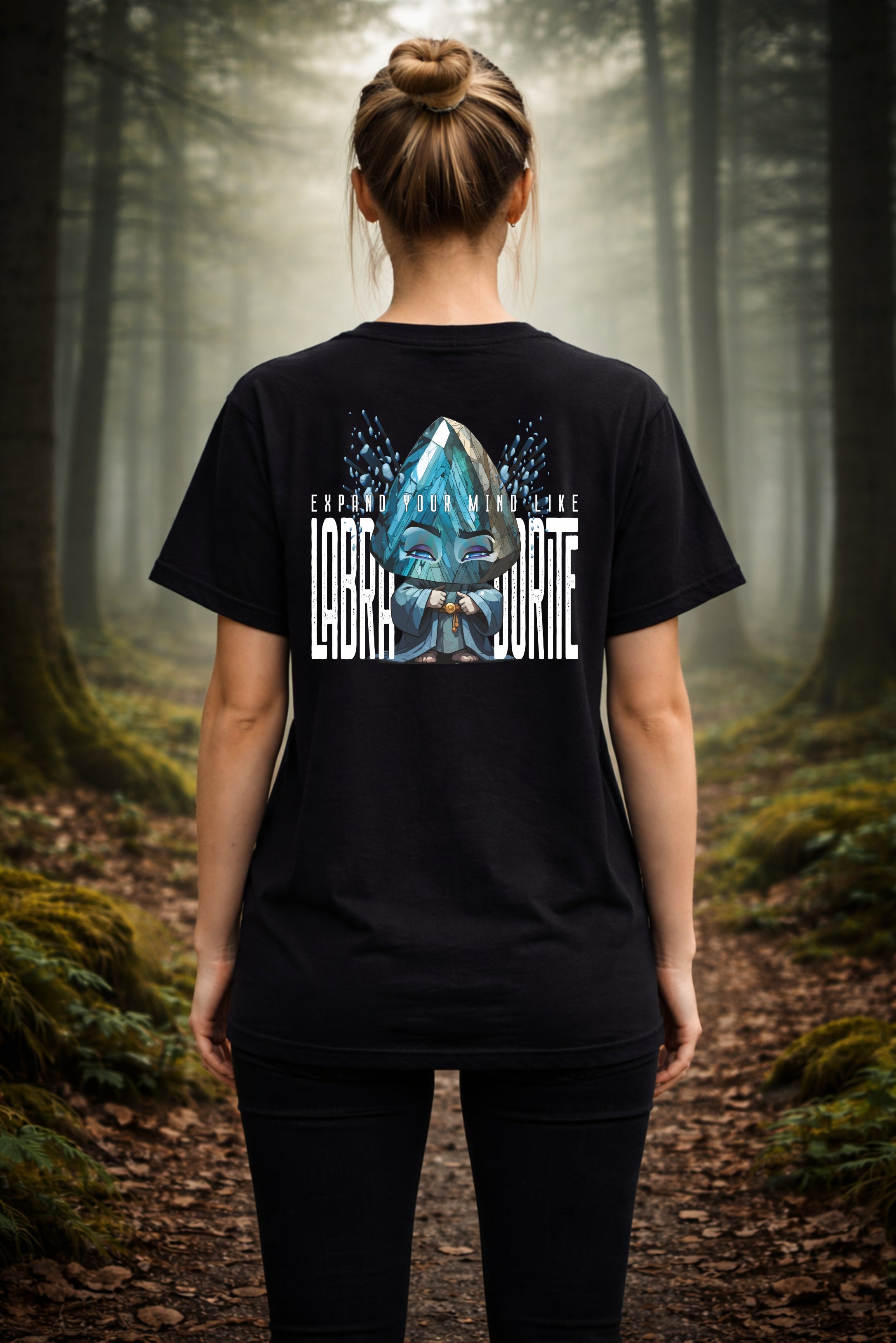 T-Shirt | Damen | Motiv: EXPAND YOUR MIND LIKE LABRADORITE