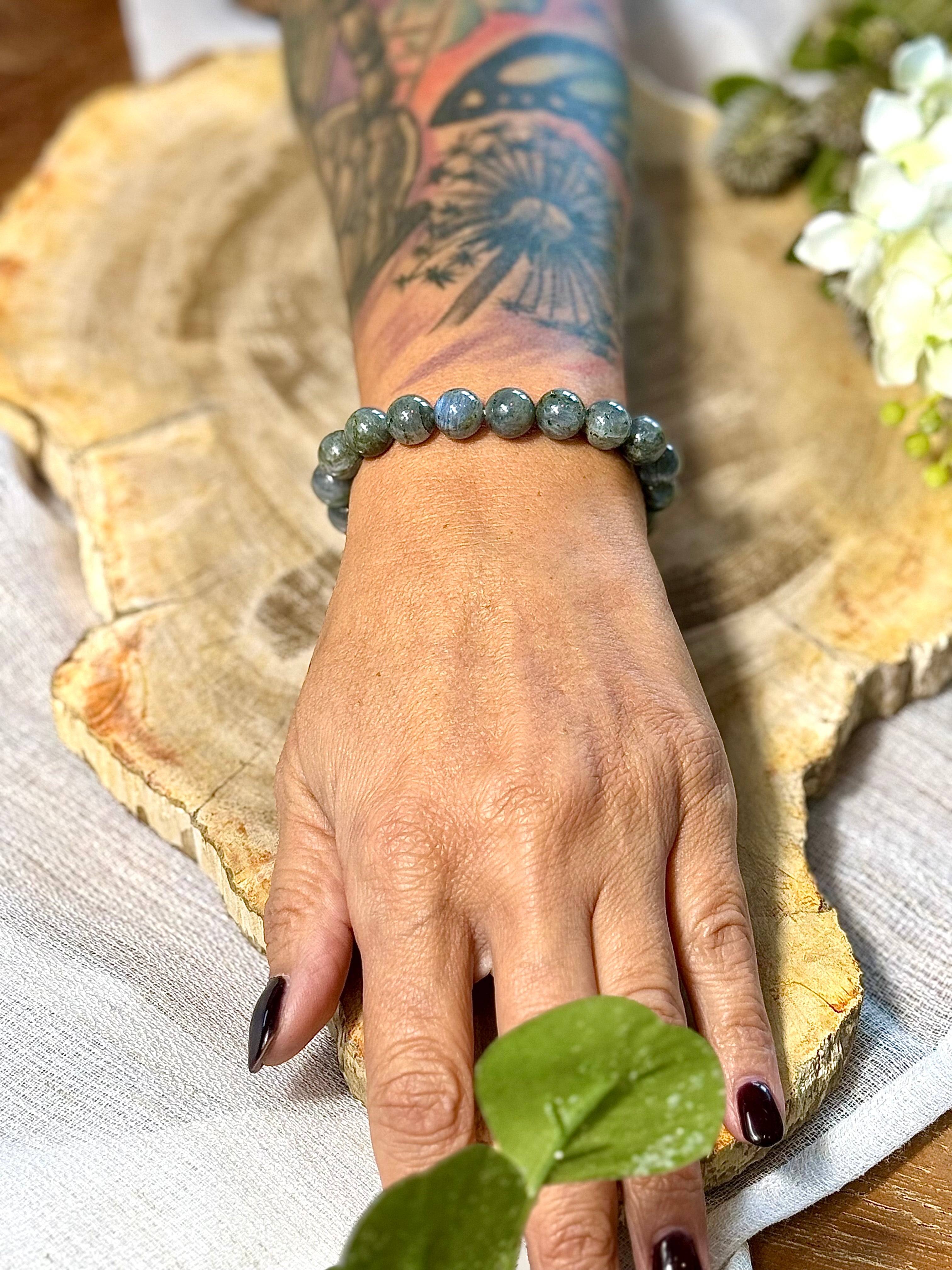 Labradorit | Armband (10mm) runde Steine