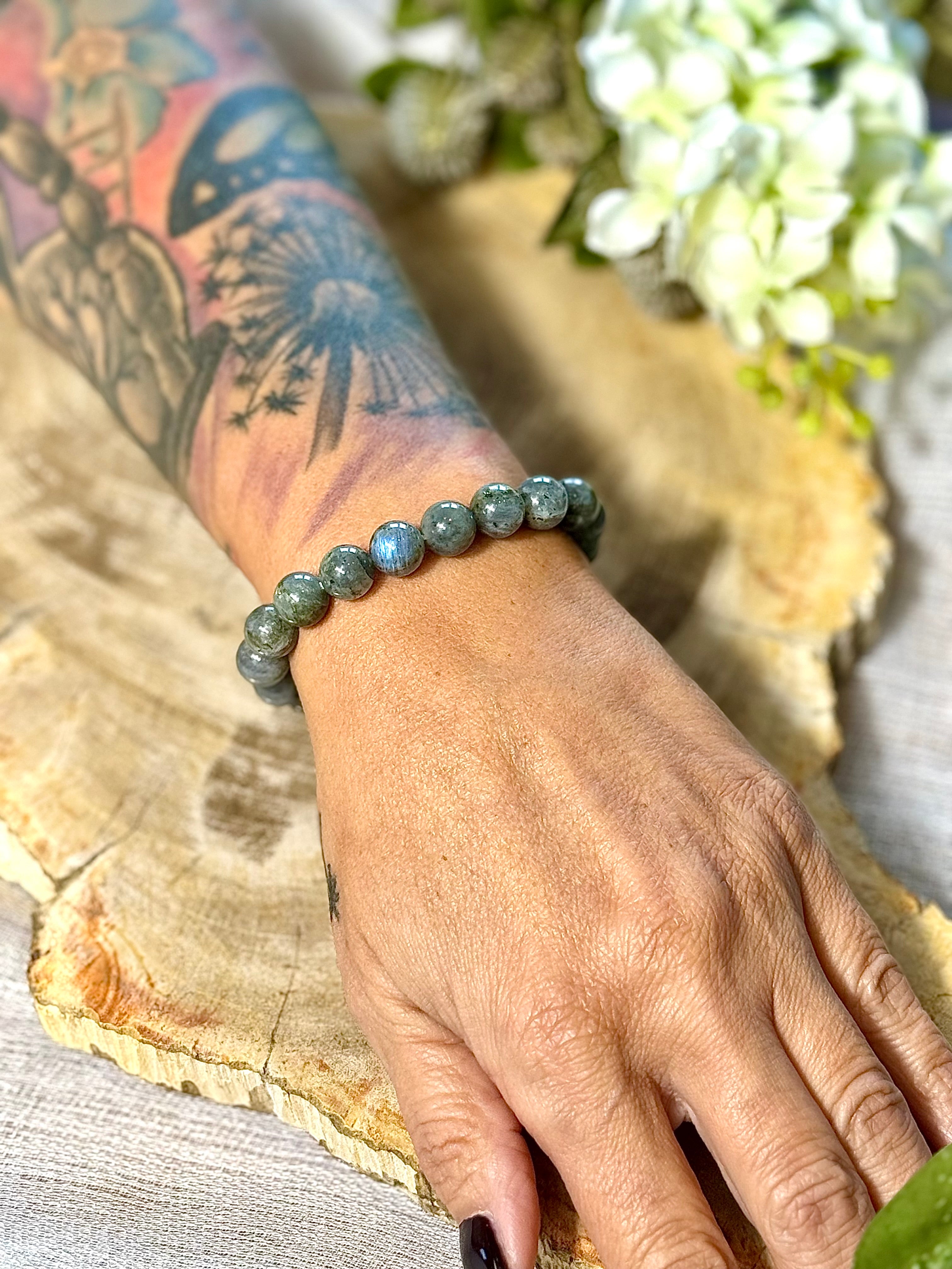 Labradorit | Armband runde Steine (10mm)