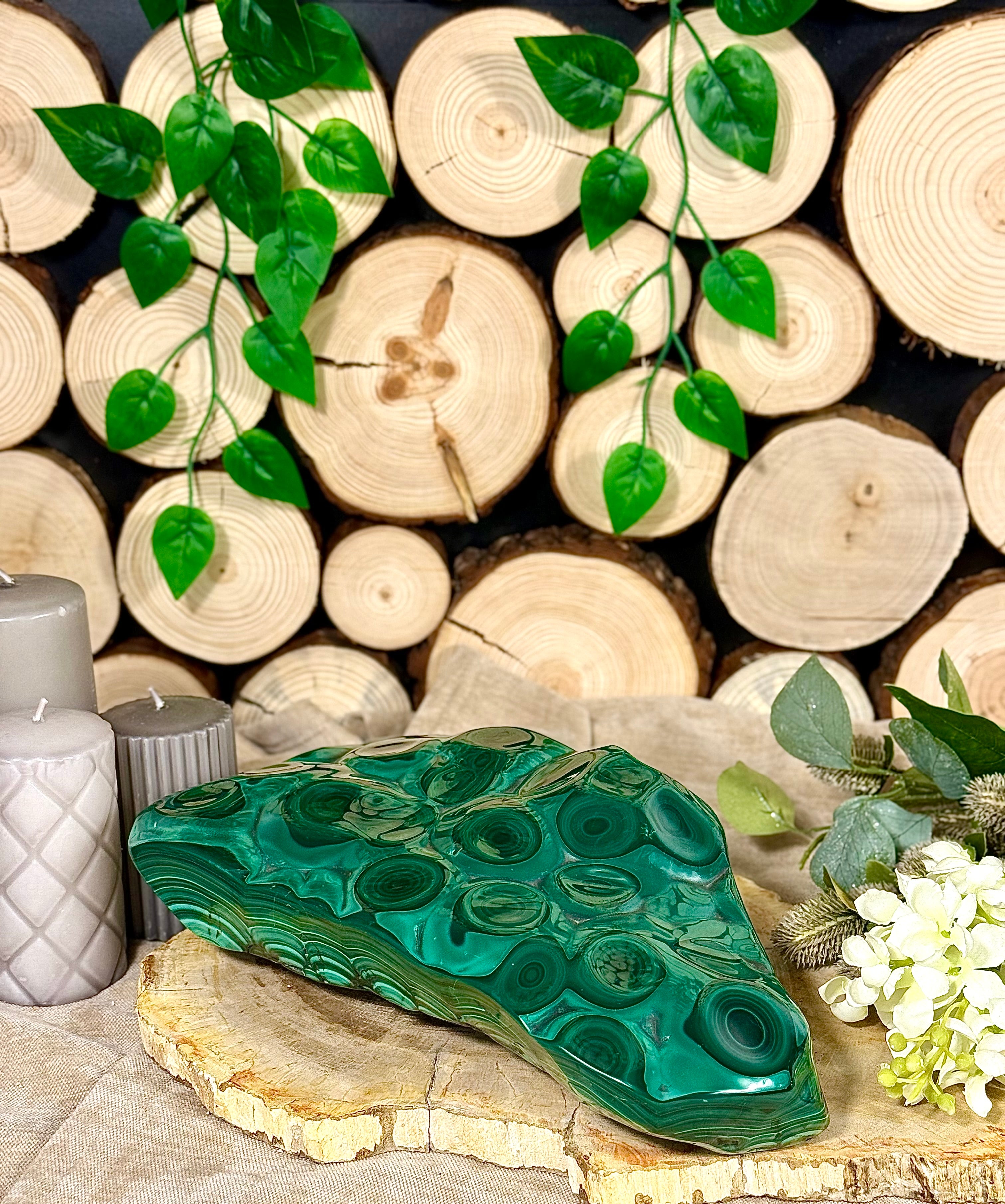 Meisterstück Nr. M3 | Malachit Augenstruktur