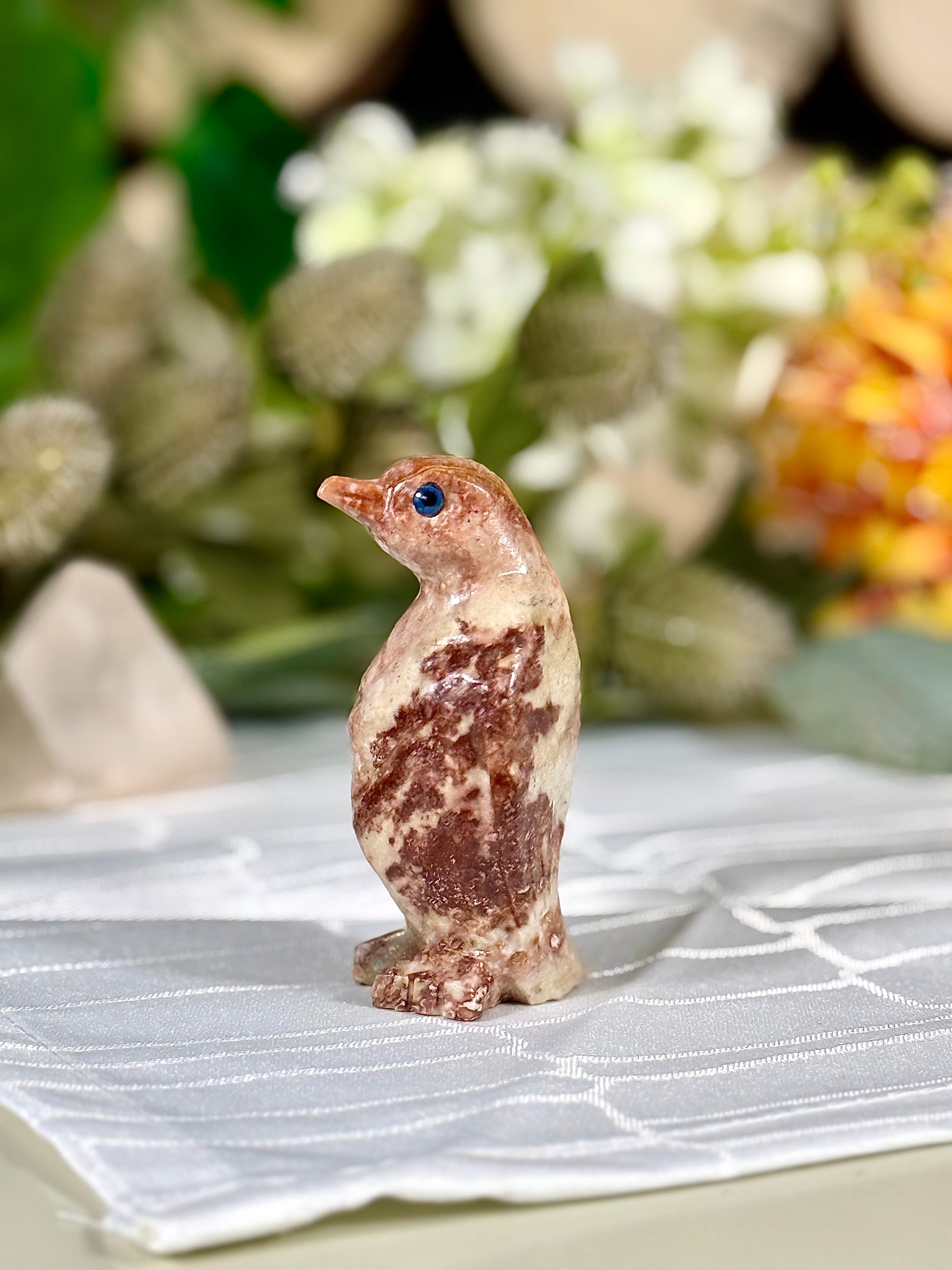 Fundstück Nr. SPECK34 | Kleiner Pinguin aus Speckstein