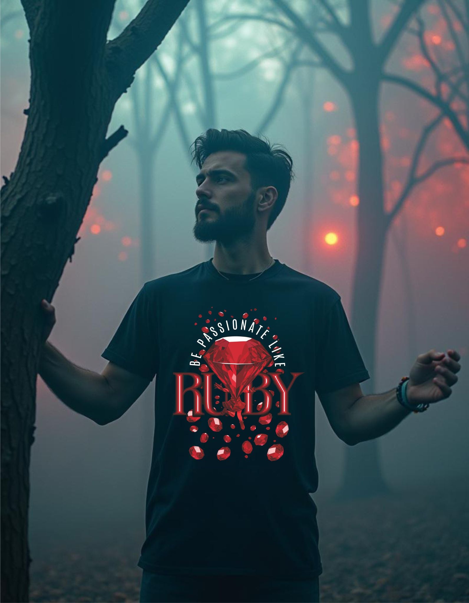 T-Shirt | Herren | Motiv: BE PASSIONATE LIKE RUBY