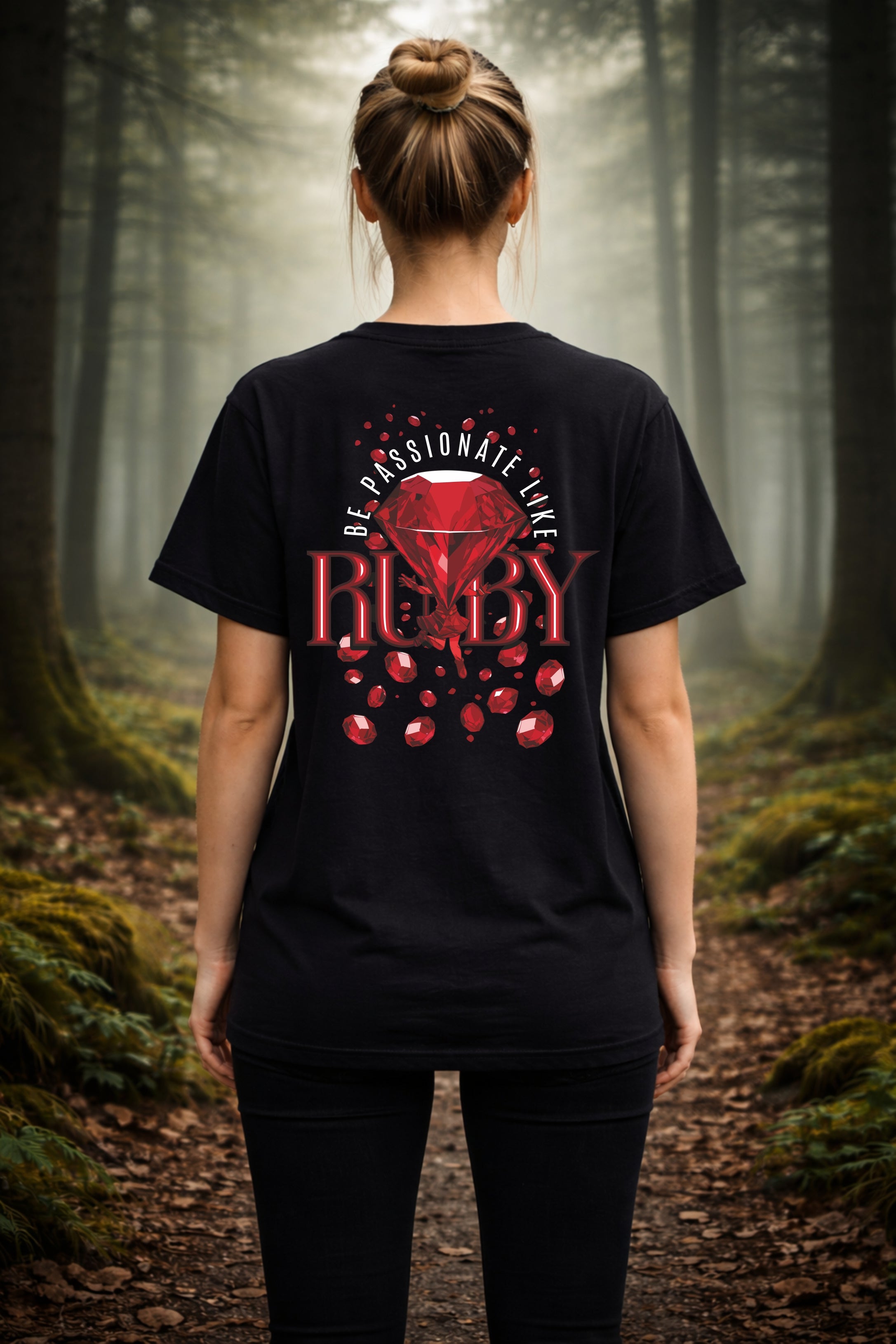 T-Shirt | Damen | Motiv: BE PASSIONATE LIKE RUBY