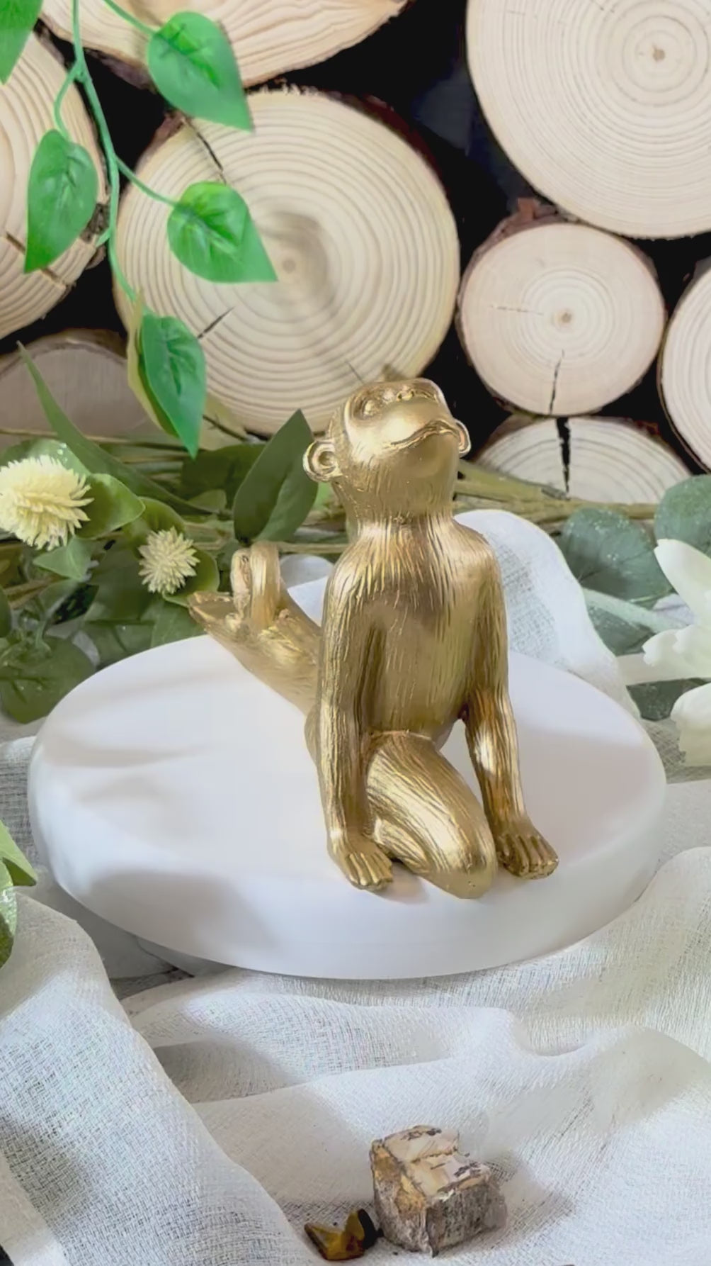 Goldener Yoga-Affe | Der Mutmacher