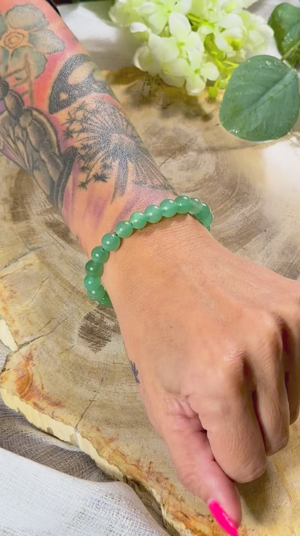 Aventurin | Armband (rund) 8mm