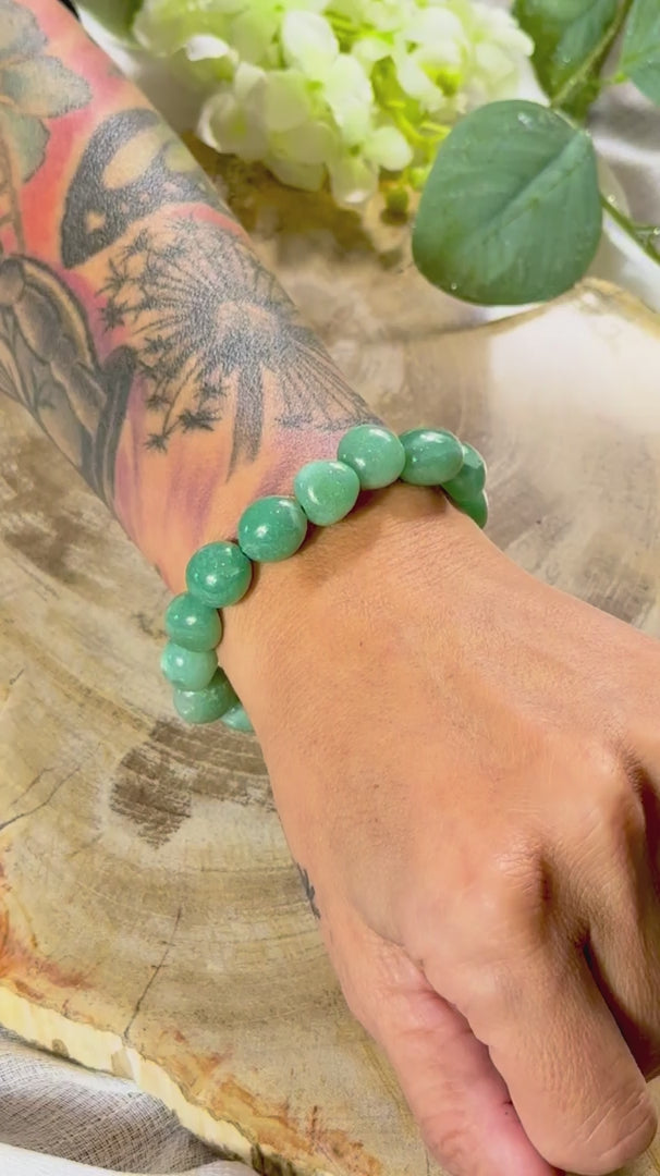 Aventurin | Armband (Freiform) mit großen Steinen