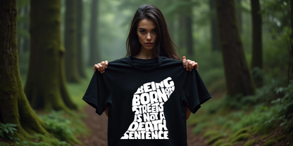 Tierschutz T-Shirt | UNISEX | Motiv: Being born on the streets is not a dead sentence!