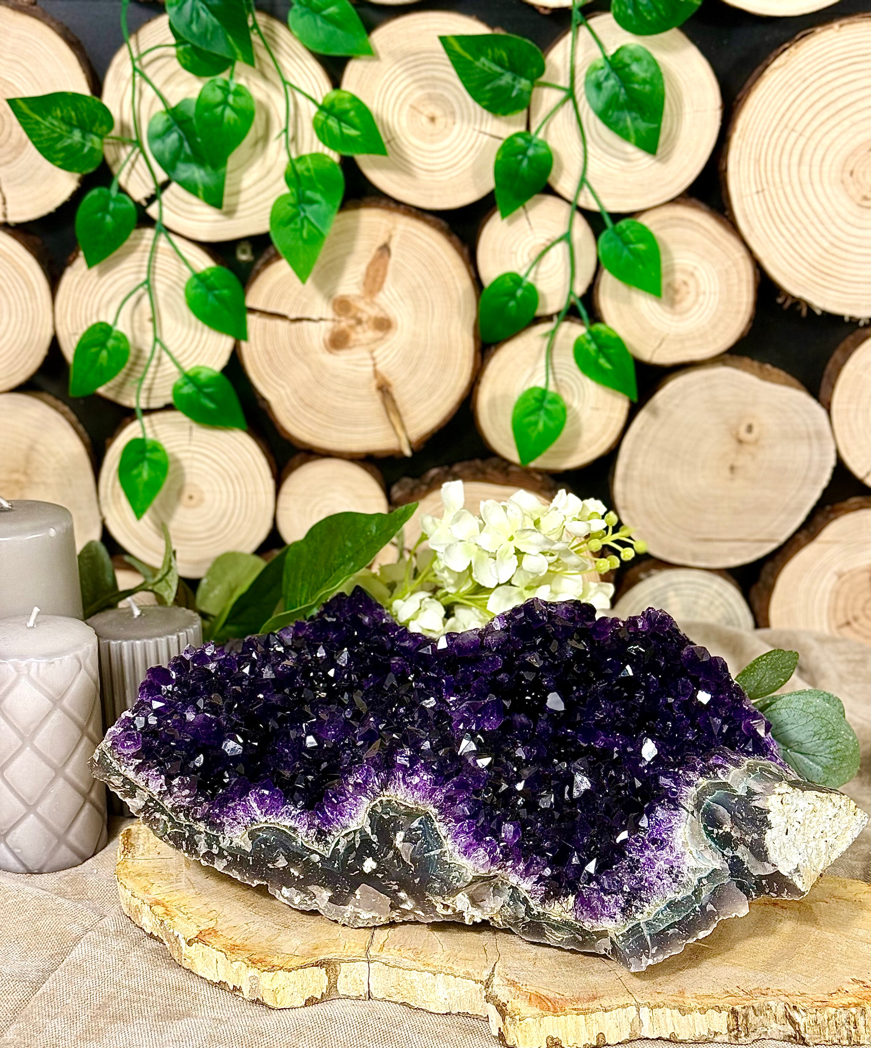 Fundstück Nr. AY26 | Amethyst Kristalllandschaft