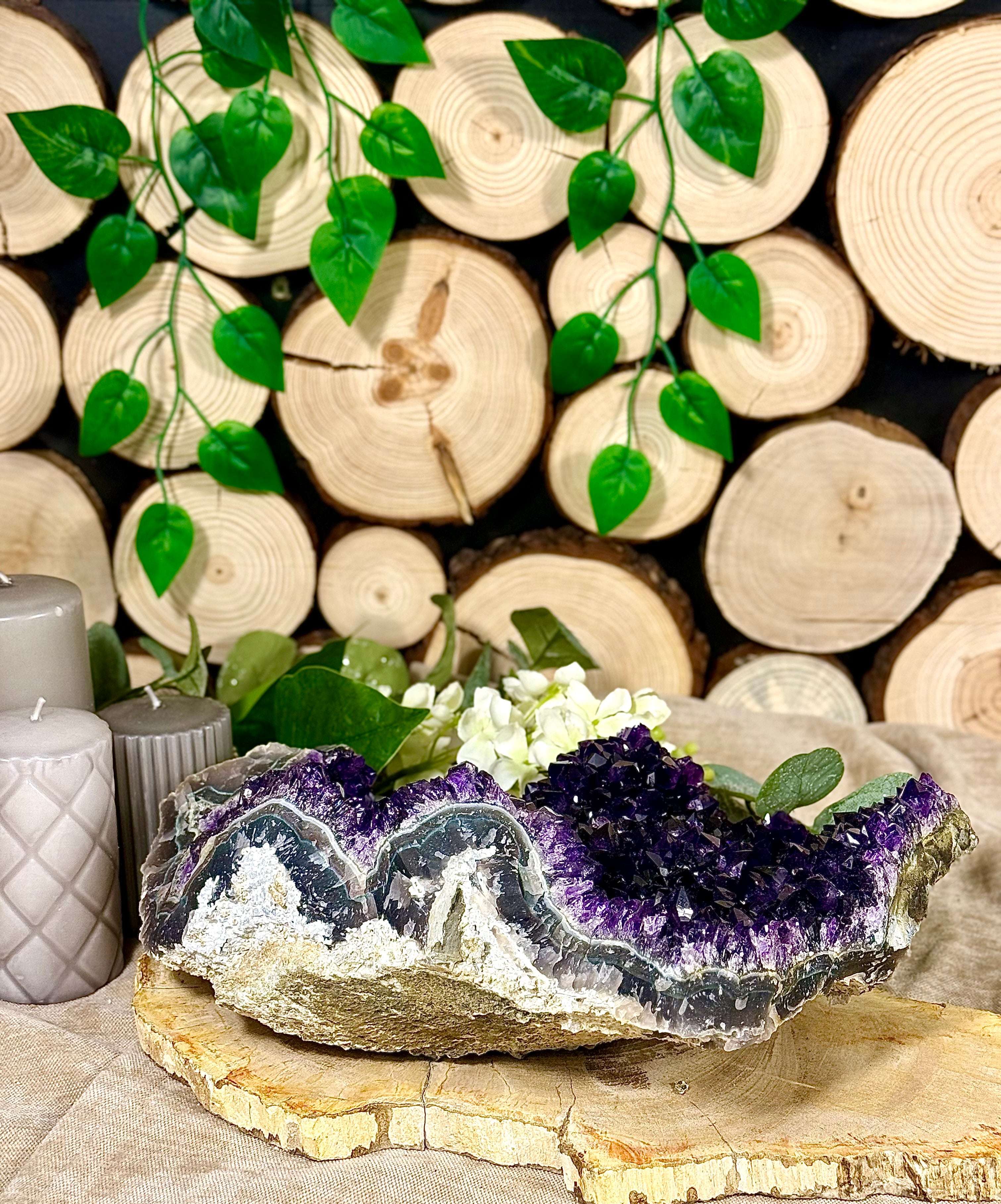Fundstück Nr. AY26 | Amethyst Kristalllandschaft