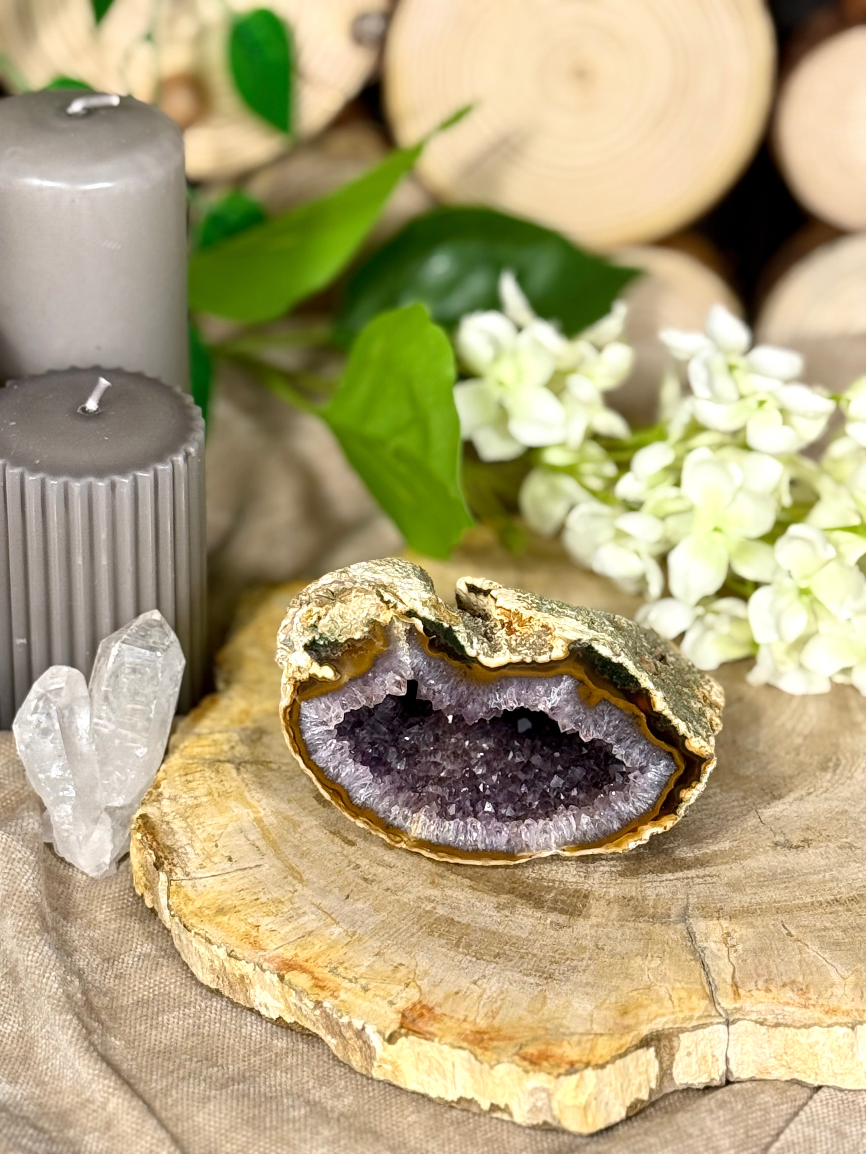 Fundstück Nr. 333 | Achat trifft Amethyst - das Beste aus zwei Welten.