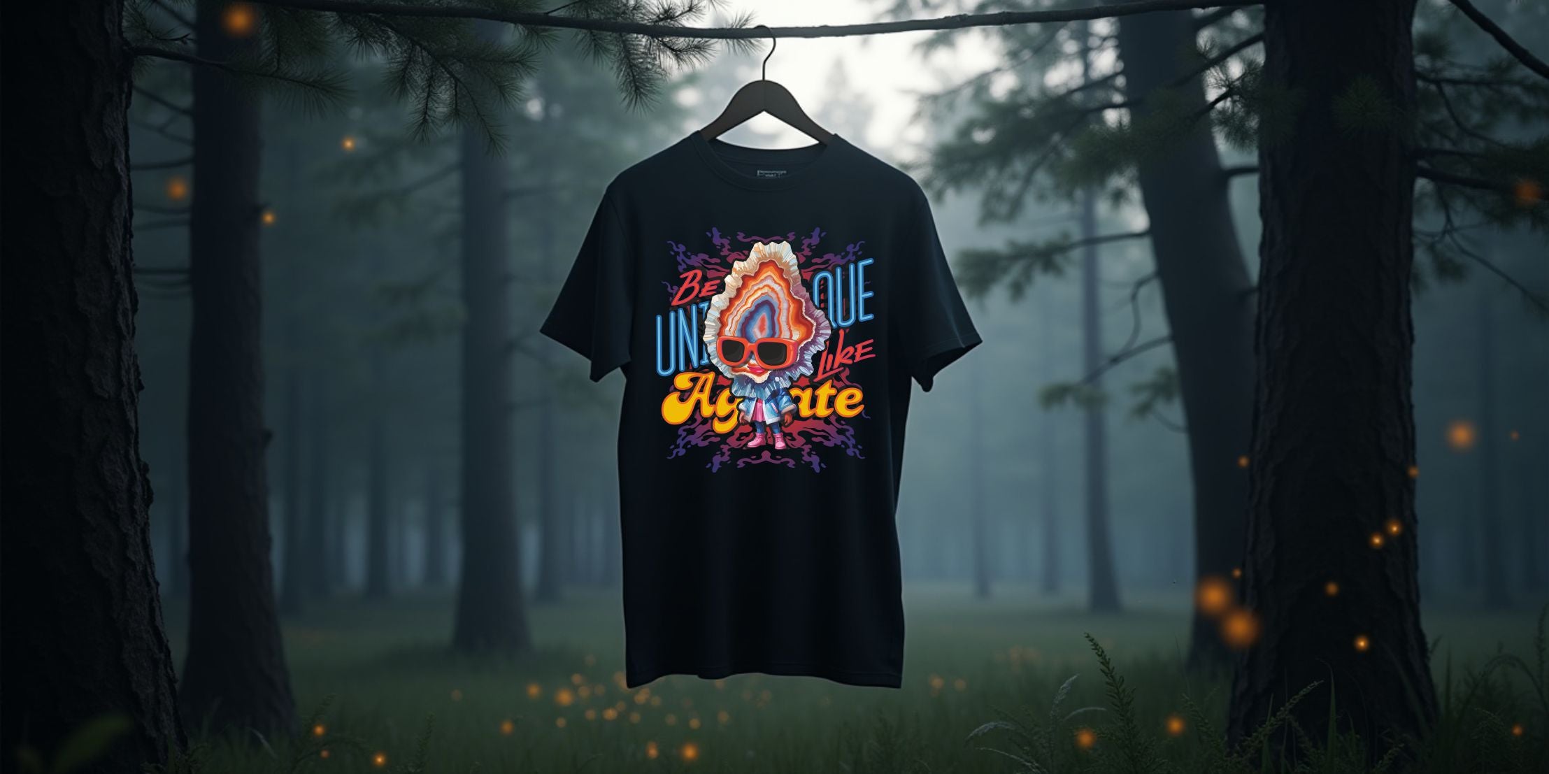 T-Shirt | Damen | Motiv: BE UNIQUE LIKE AGATE