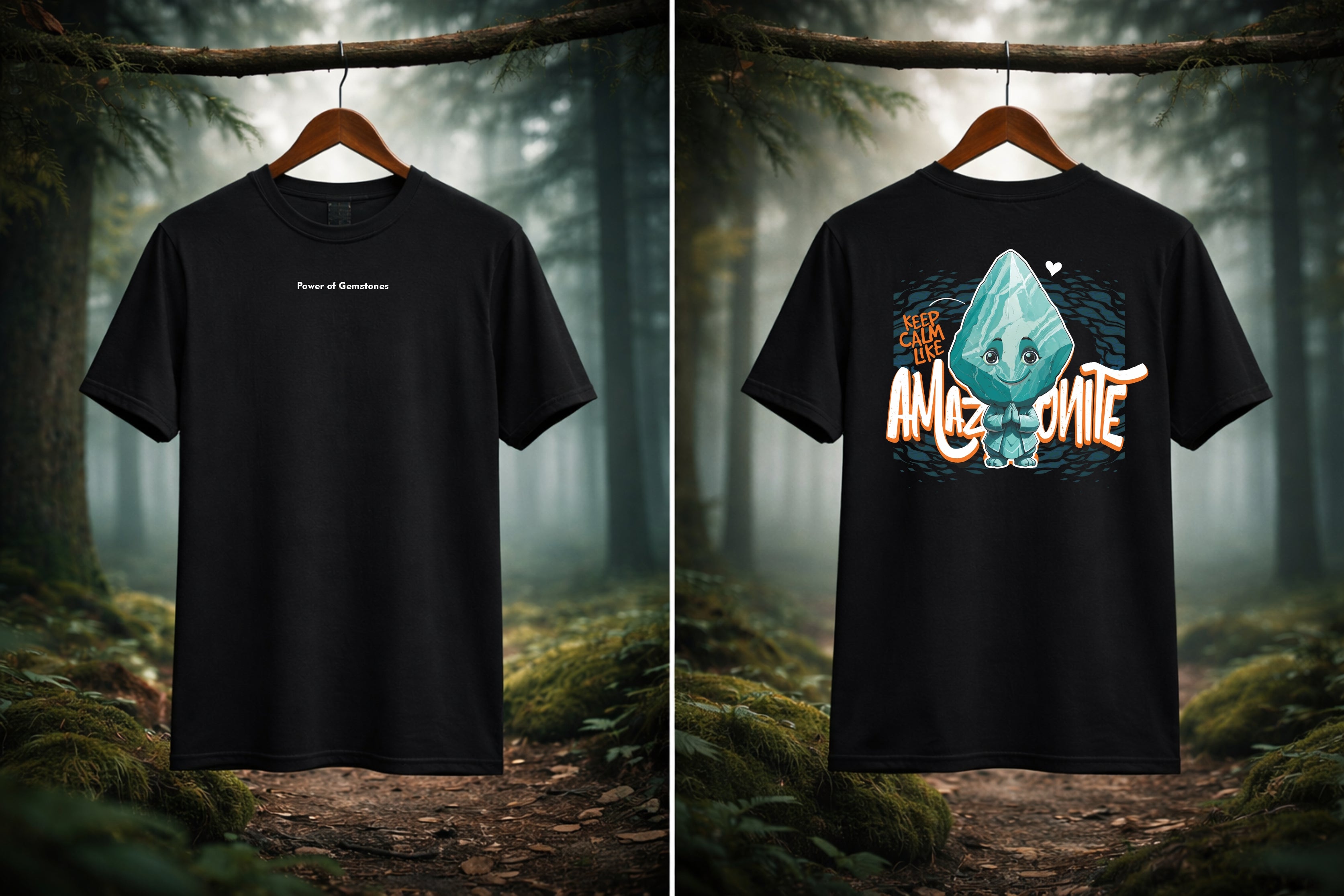T-Shirt | Damen | Motiv: KEEP CALM LIKE AMAZONITE