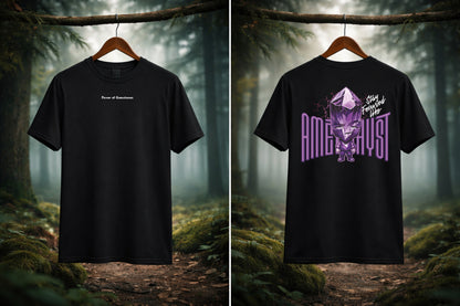 T-Shirt - Damen - Motiv: STAY FOCUSED LIKE AMETHYST
