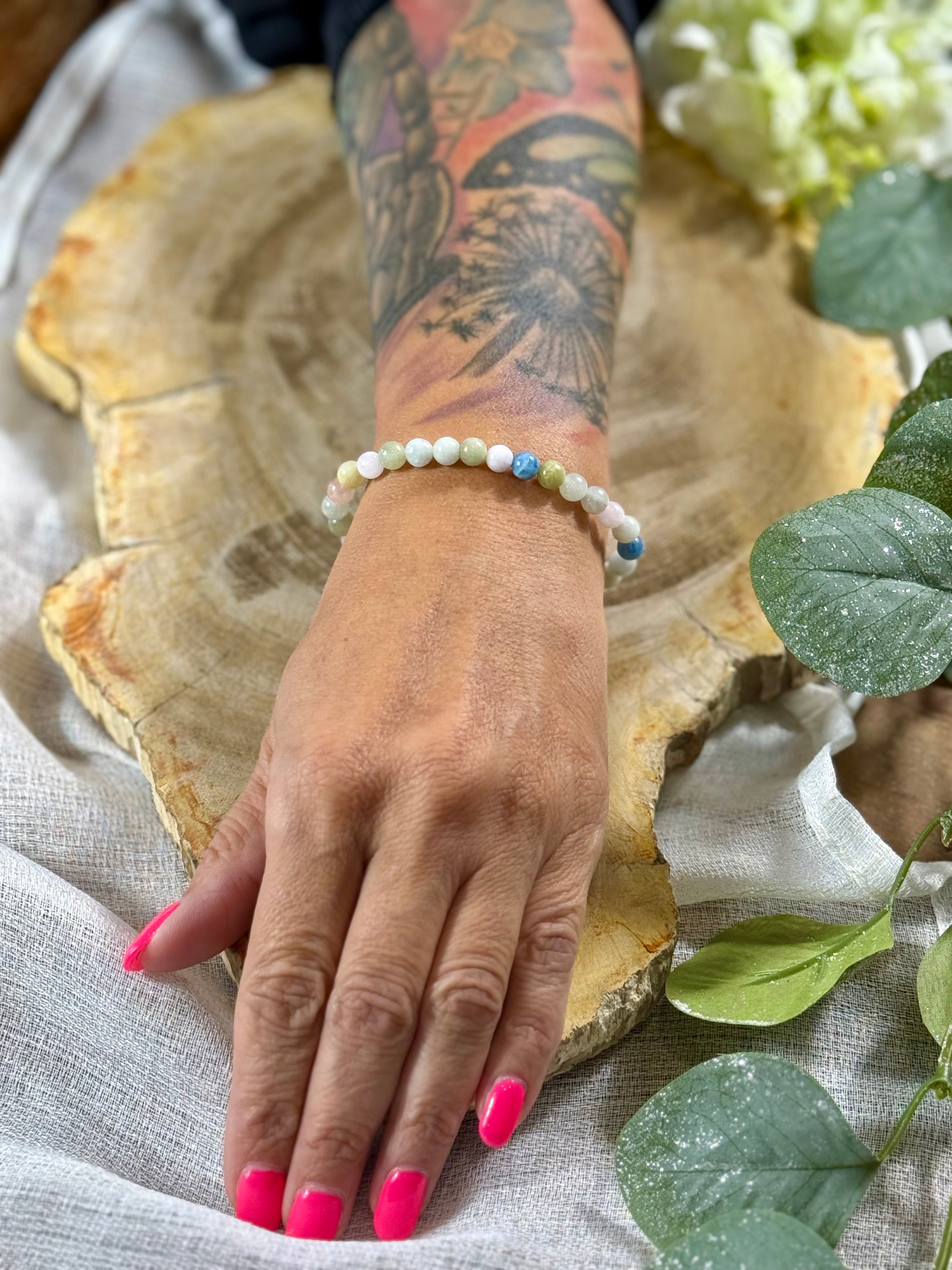 Beryll | Armband (rund) 6mm
