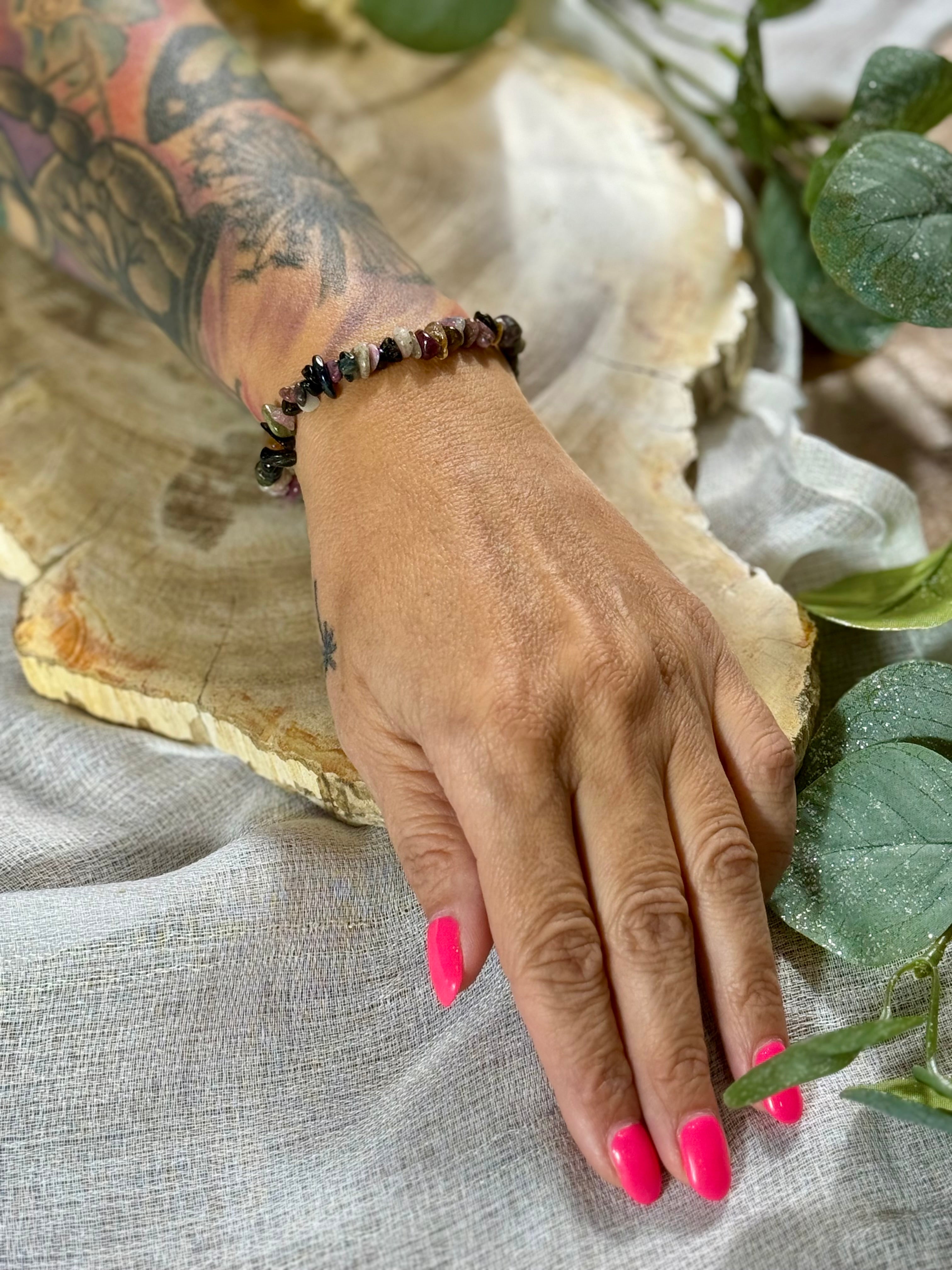 Bunter Turmalin | Armband (Splitter)