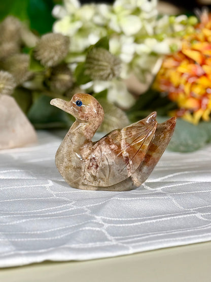 Fundstück Nr. SPECK16 | Kleine Ente aus Speckstein