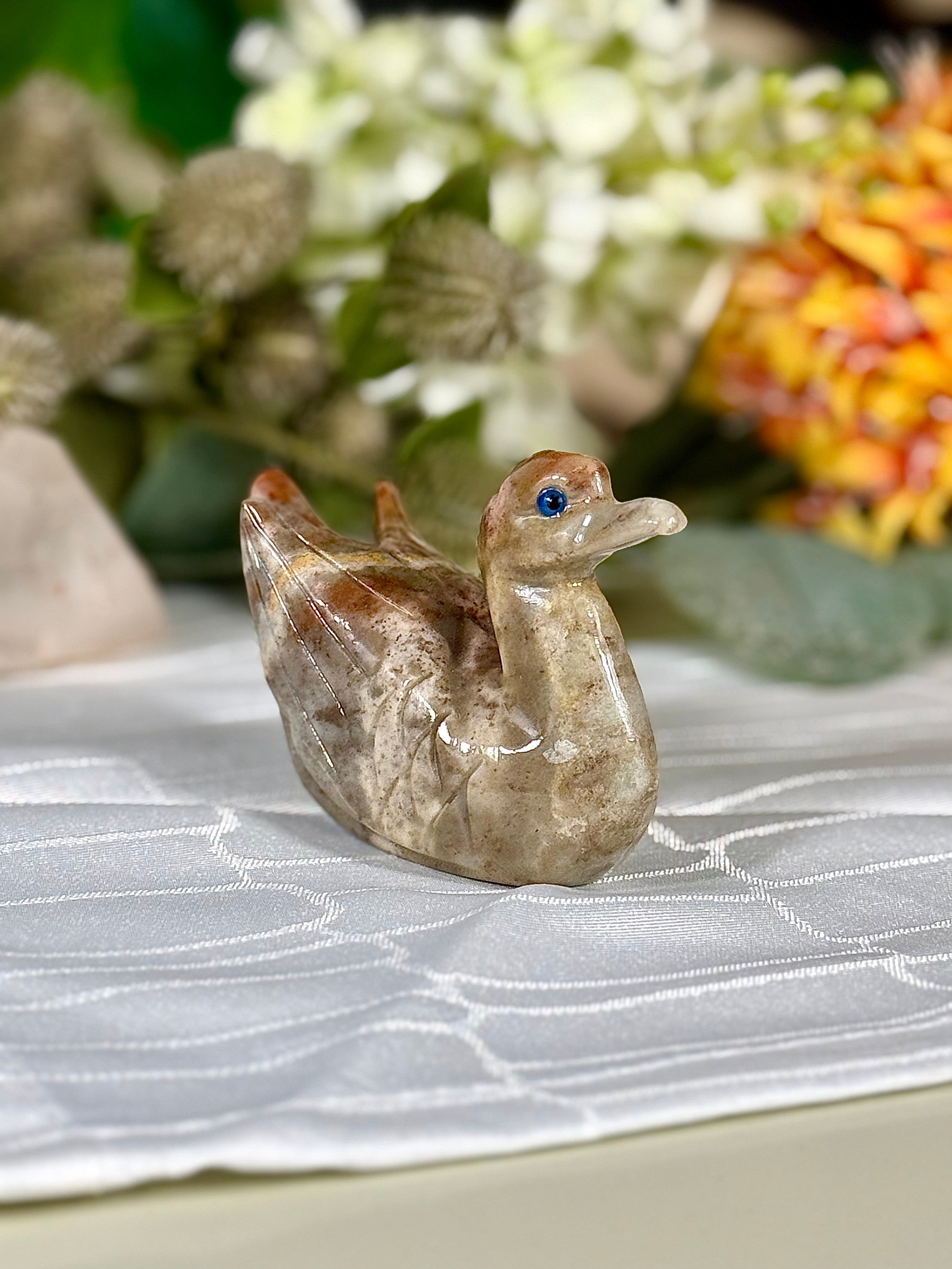 Fundstück Nr. SPECK16 | Kleine Ente aus Speckstein