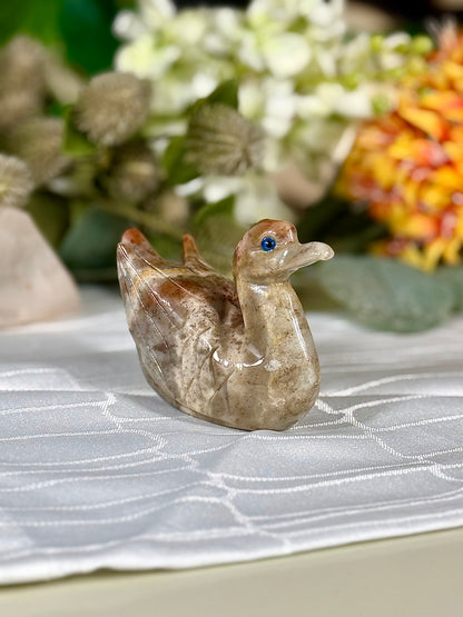 Fundstück Nr. SPECK16 | Kleine Ente aus Speckstein