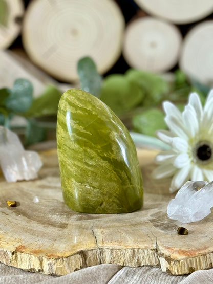 Fundstück Nr. 22 | Grüner Opal - Freiform aus der Natur