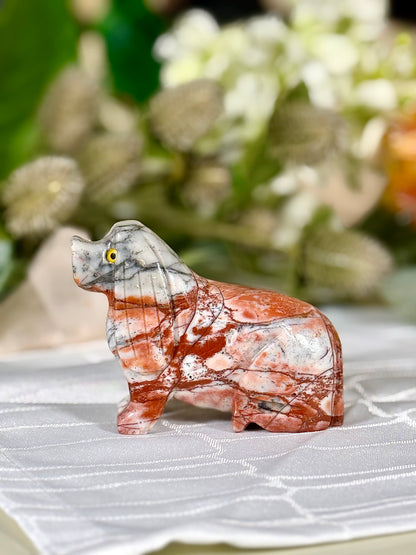 Fundstück Nr. SPECK21 | Kleiner Hund aus Speckstein