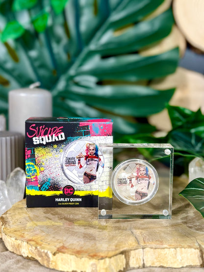 Fundstück Nr. 202 | Harley Quinn - Suicide Squad | 1 oz Silber Münze