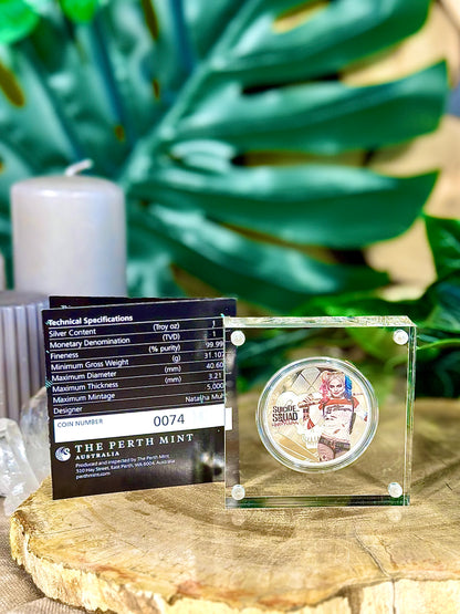 Fundstück Nr. 202 | Harley Quinn - Suicide Squad | 1 oz Silber Münze