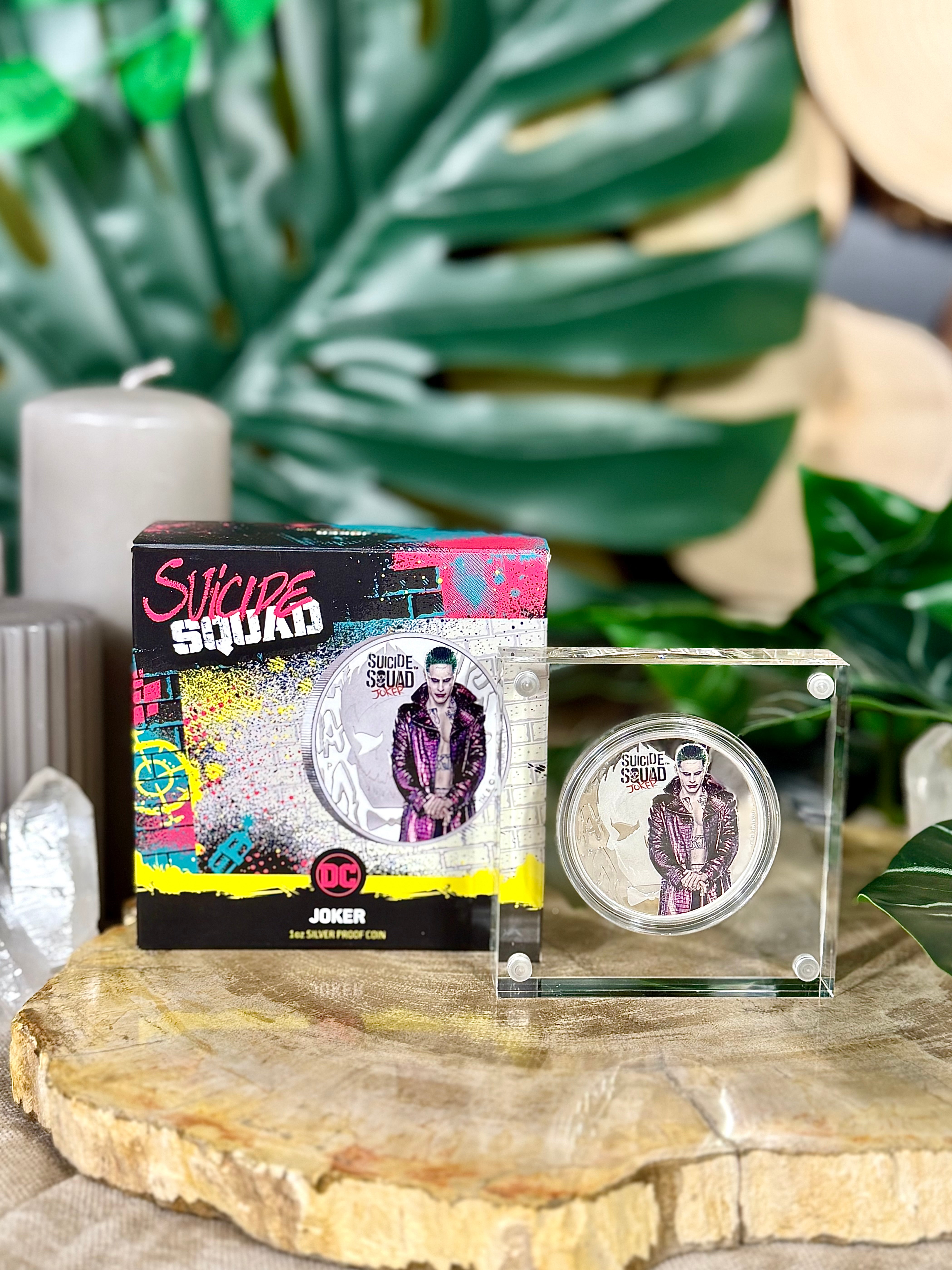 Fundstück Nr. 203 | The Joker - Suicide Squad | 1 oz Silber Münze