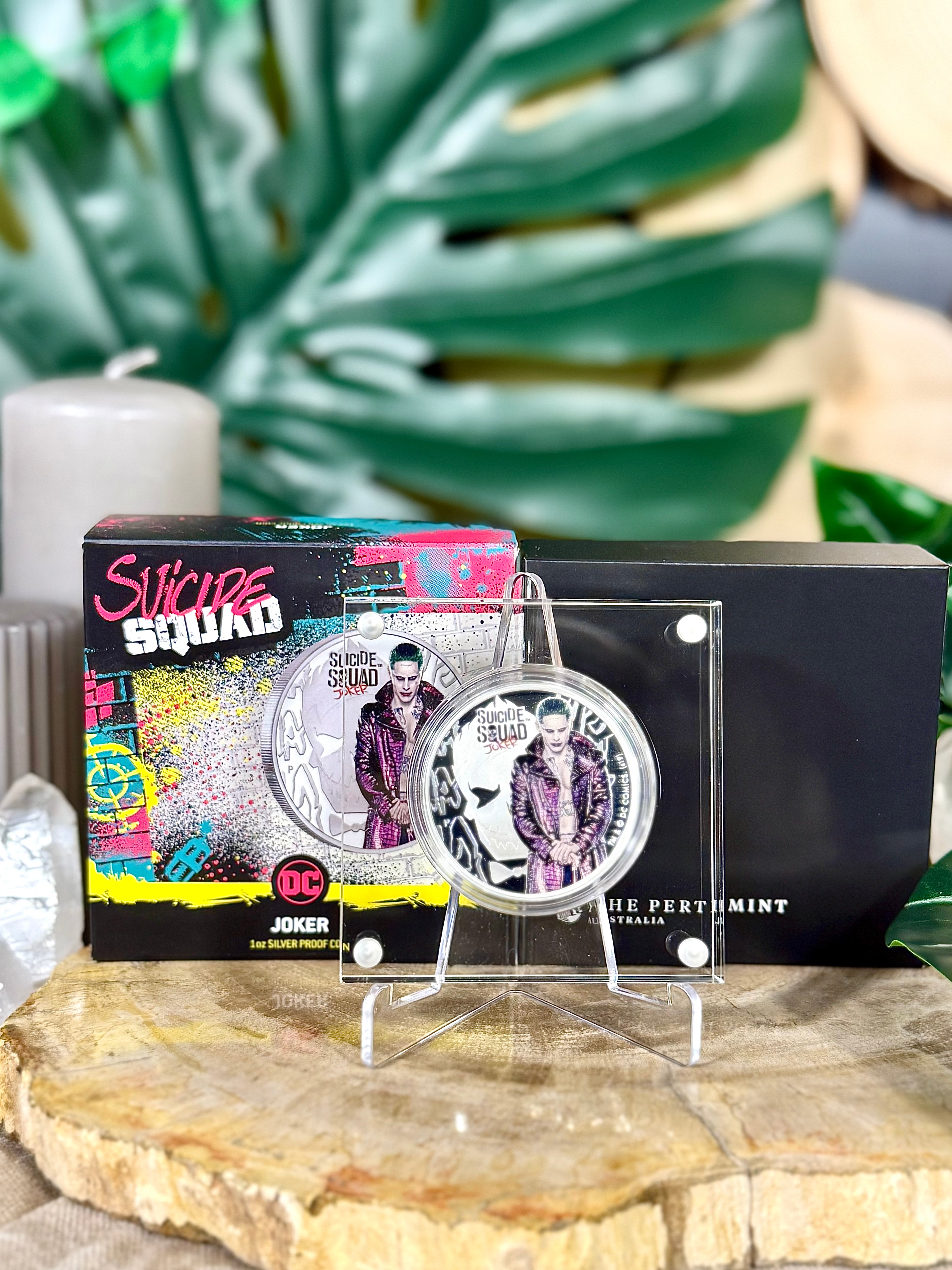 Fundstück Nr. 203 | The Joker - Suicide Squad | 1 oz Silber Münze