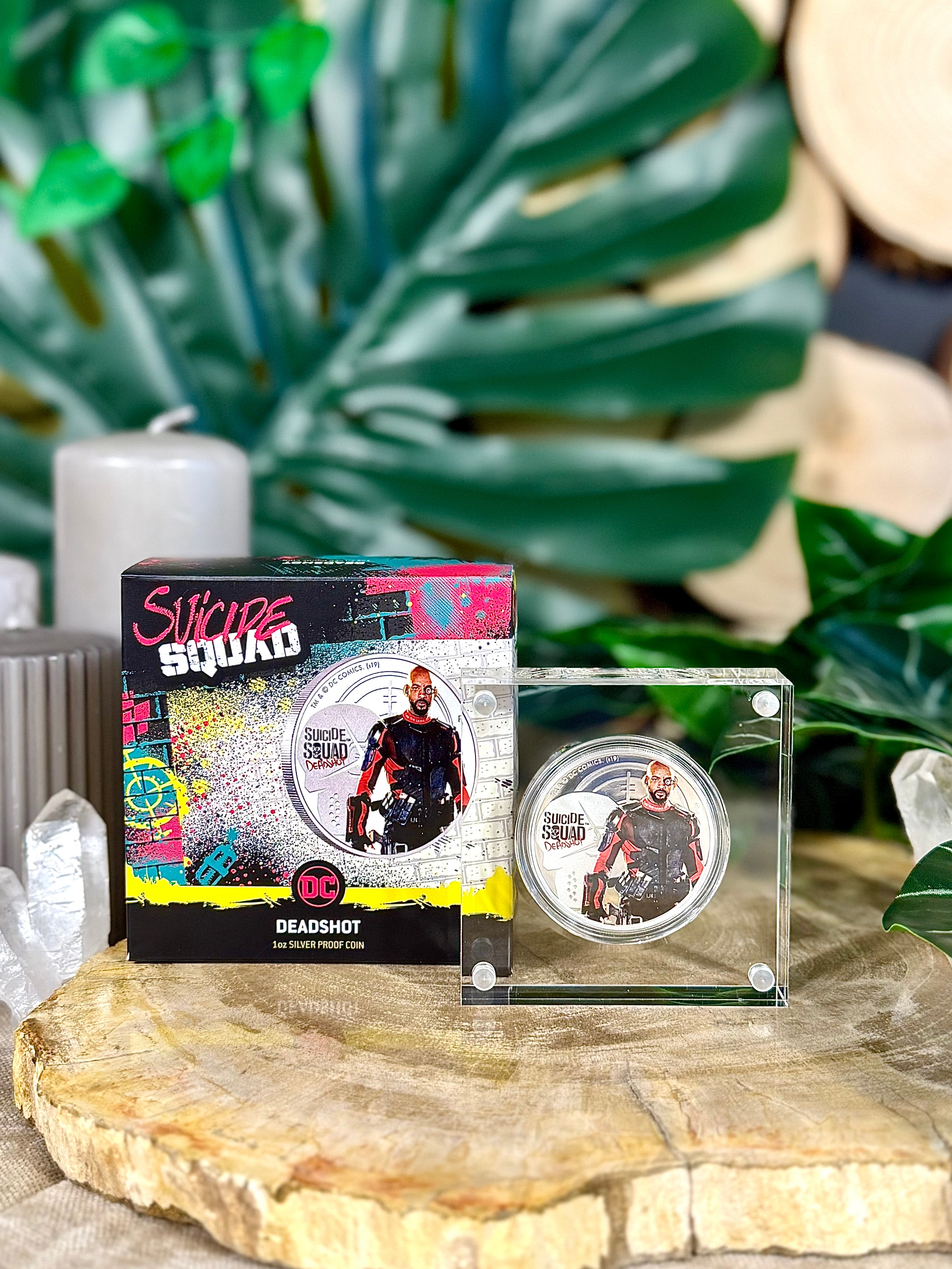 Fundstück Nr. 204 | Deadshot- Suicide Squad | 1 oz Silber Münze