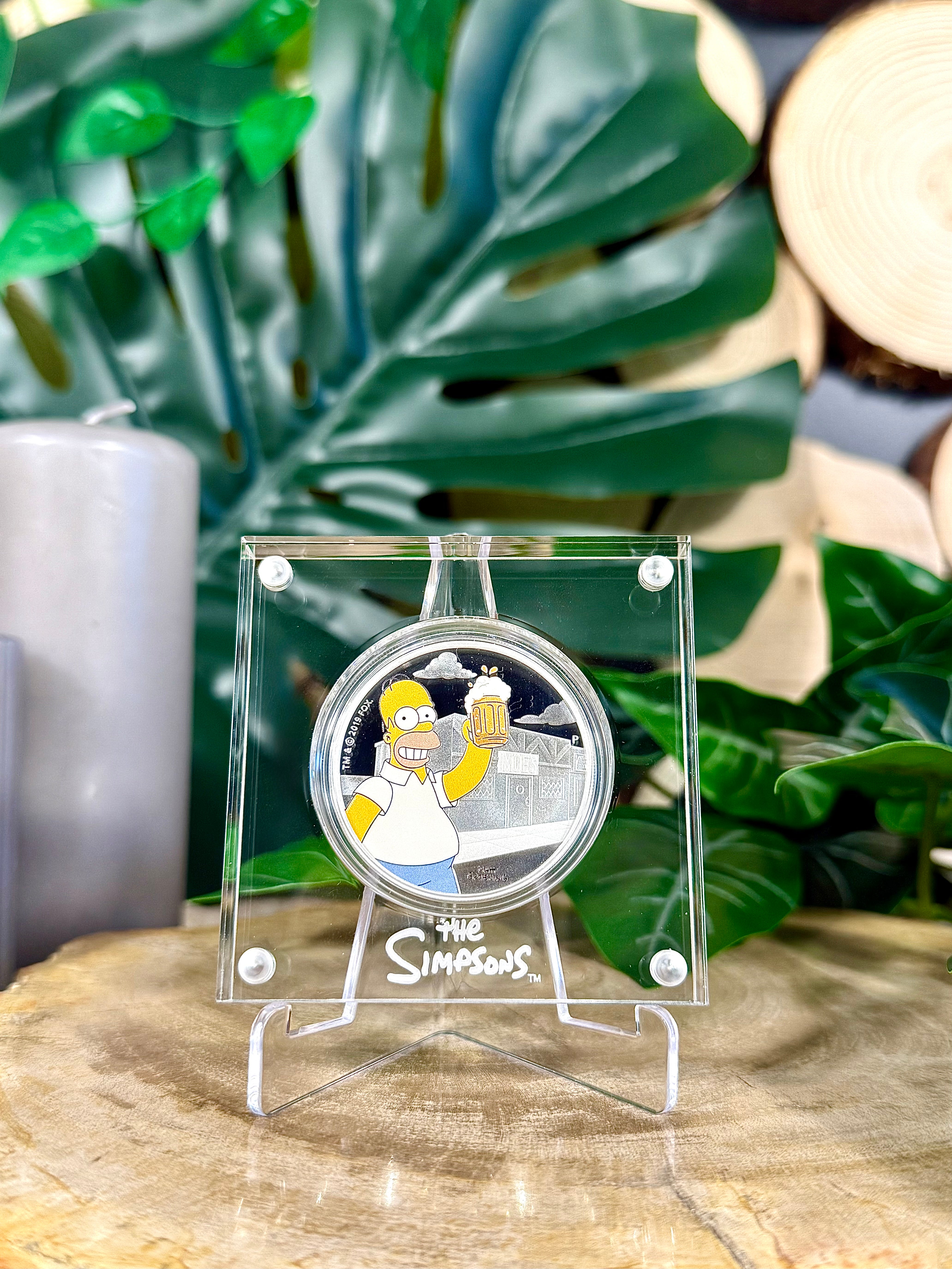 Fundstück Nr. 208 | Homer Simpson | 1 oz Silber Münze