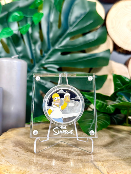 Fundstück Nr. 208 | Homer Simpson | 1 oz Silber Münze