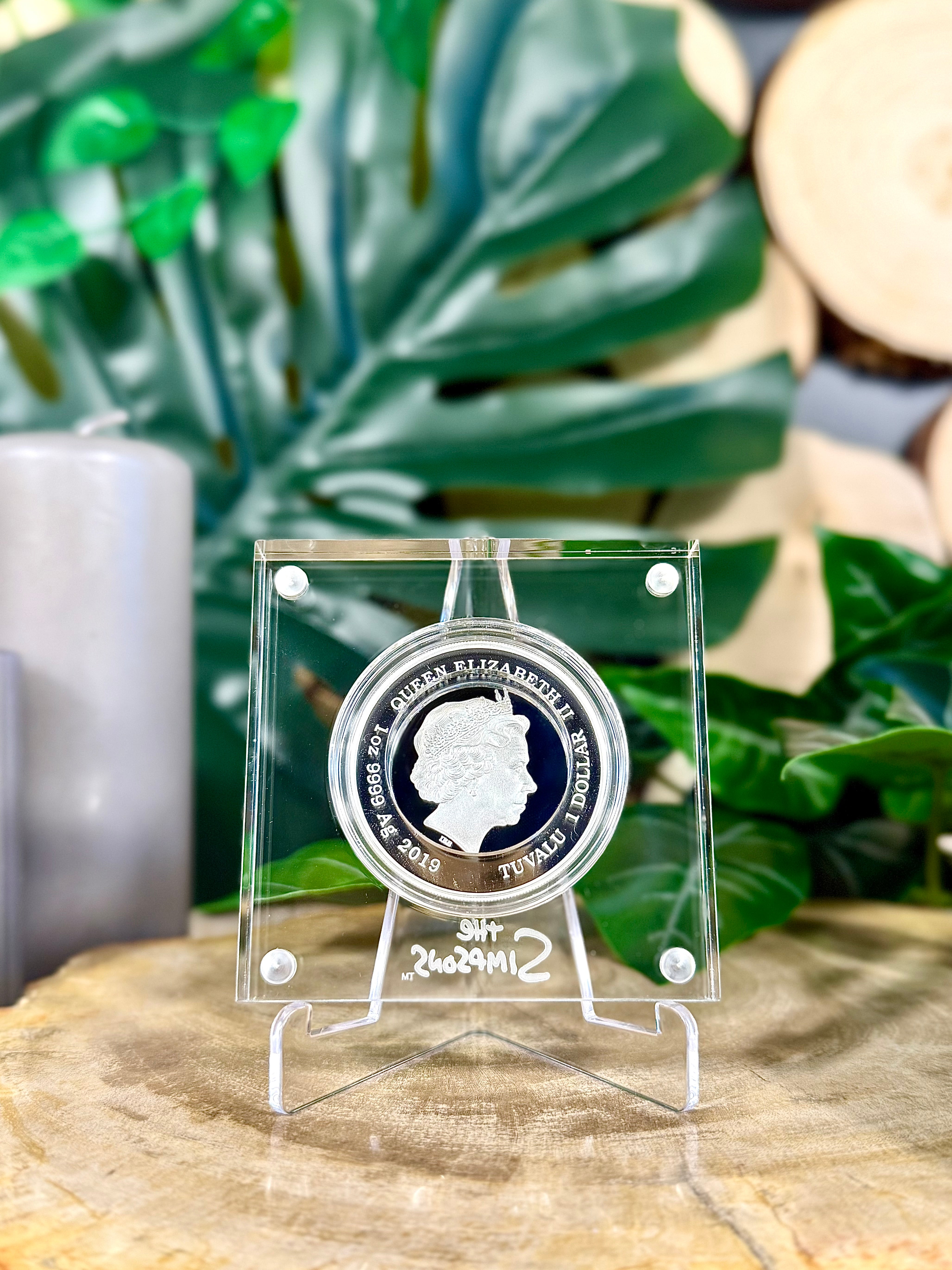 Fundstück Nr. 208 | Homer Simpson | 1 oz Silber Münze