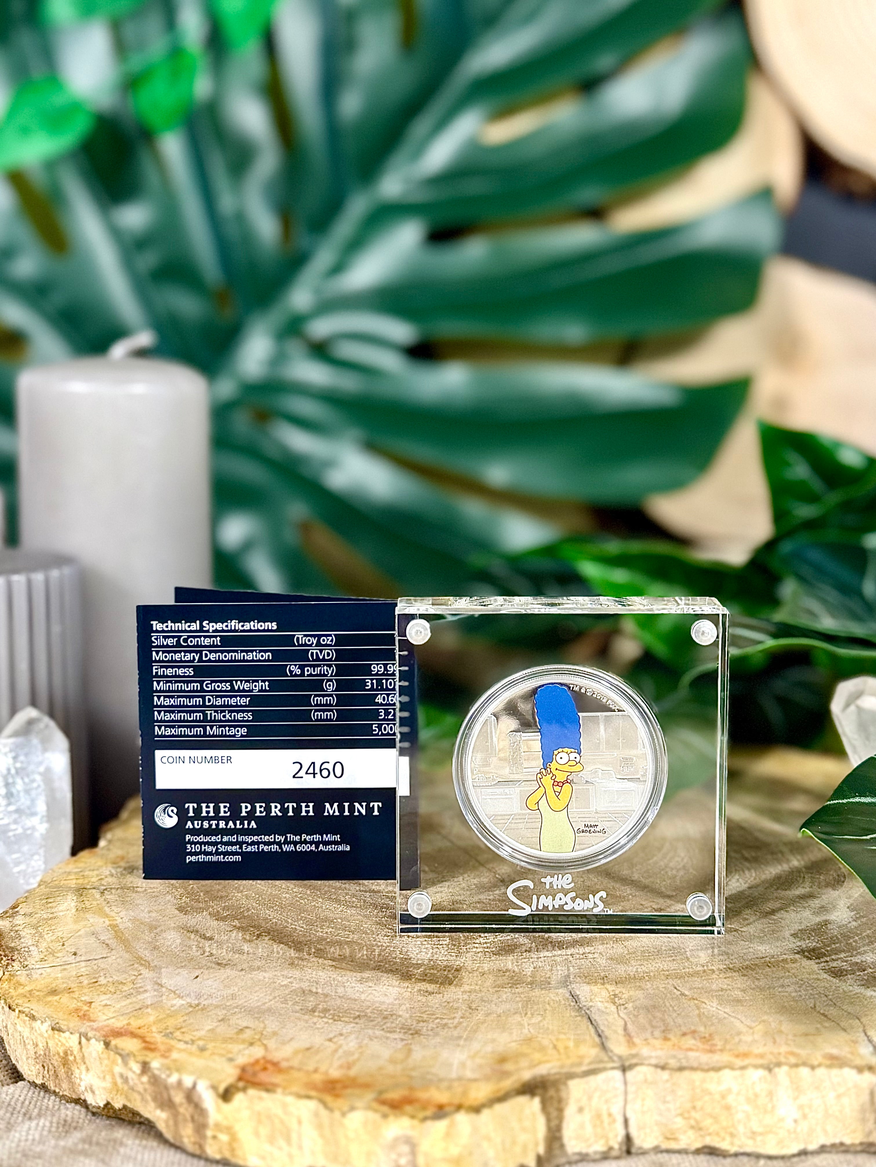 Fundstück Nr. 209 | Marge Simpson | 1 oz Silber Münze