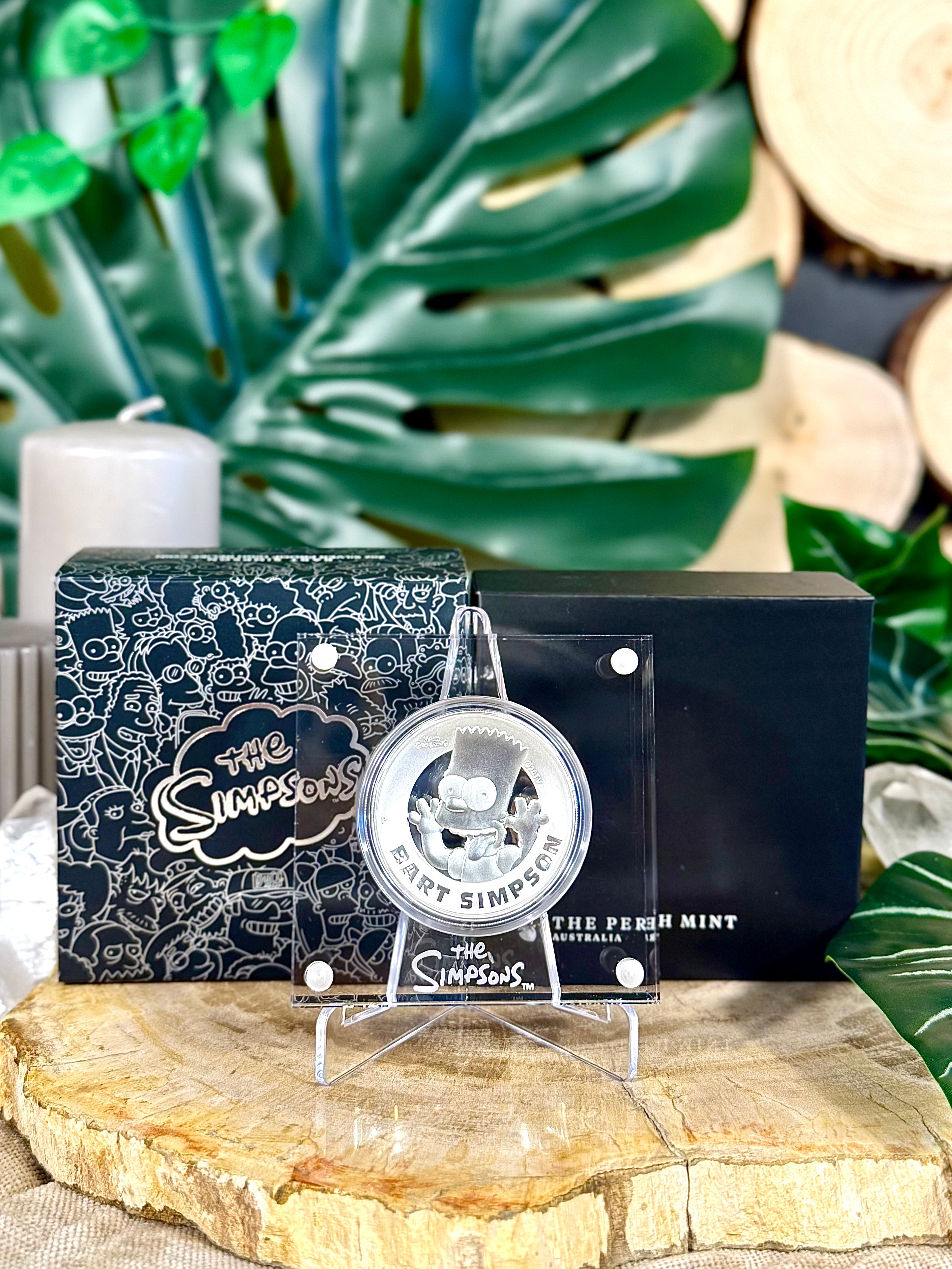 Fundstück Nr. 211 | Bart Simpson | 2 oz Silber Münze