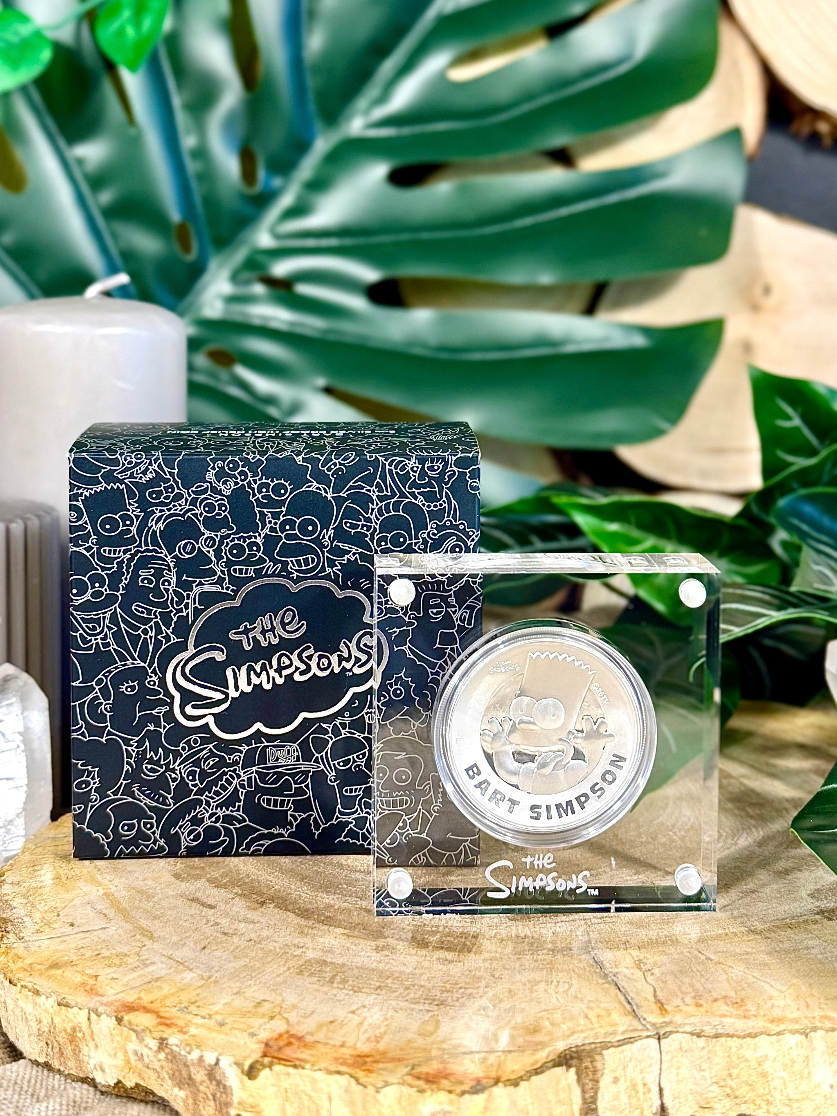 Fundstück Nr. 211 | Bart Simpson | 2 oz Silber Münze