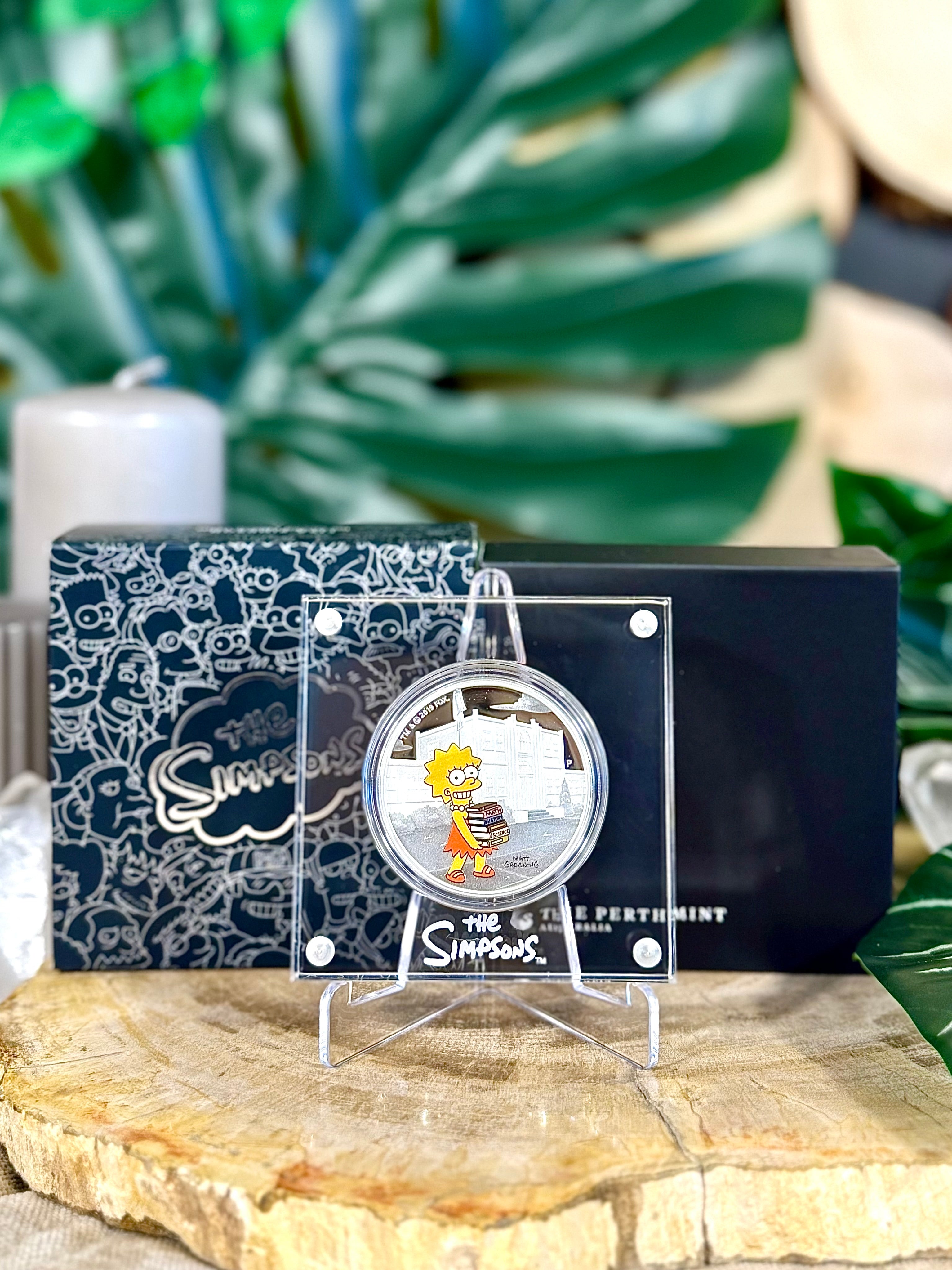 Fundstück Nr. 212 | Lisa Simpson | 1 oz Silber Münze
