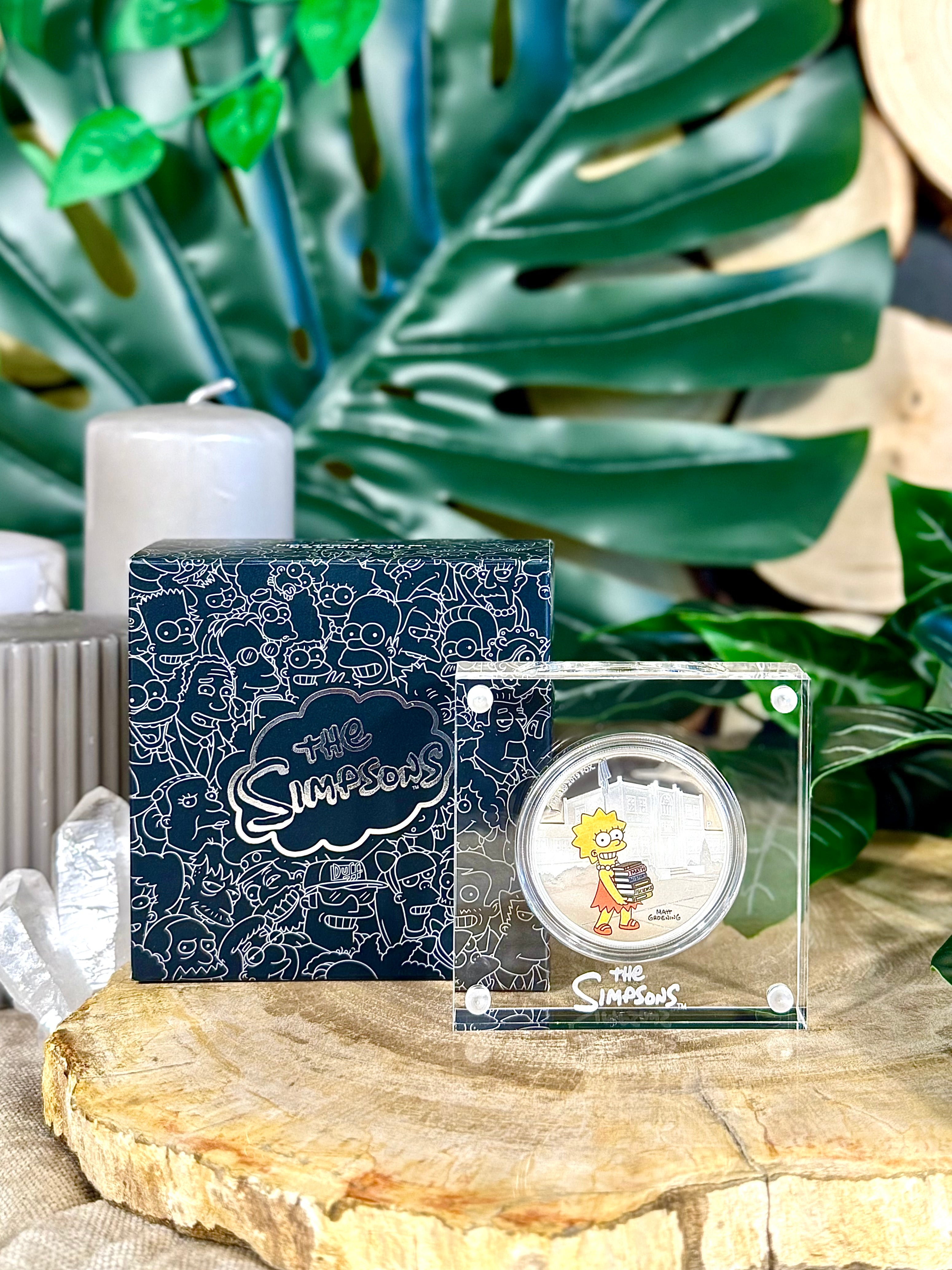 Fundstück Nr. 212 | Lisa Simpson | 1 oz Silber Münze