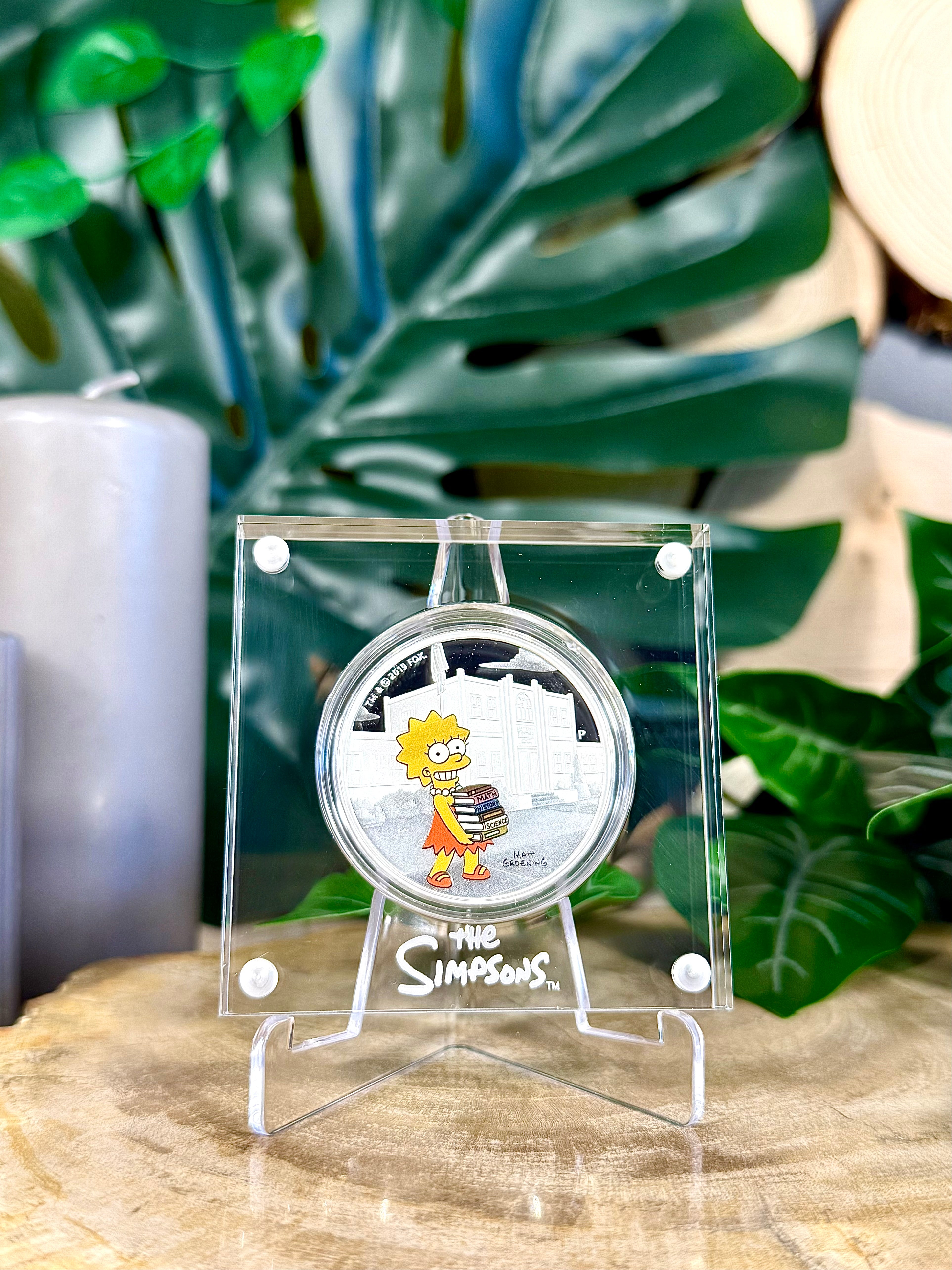 Fundstück Nr. 212 | Lisa Simpson | 1 oz Silber Münze