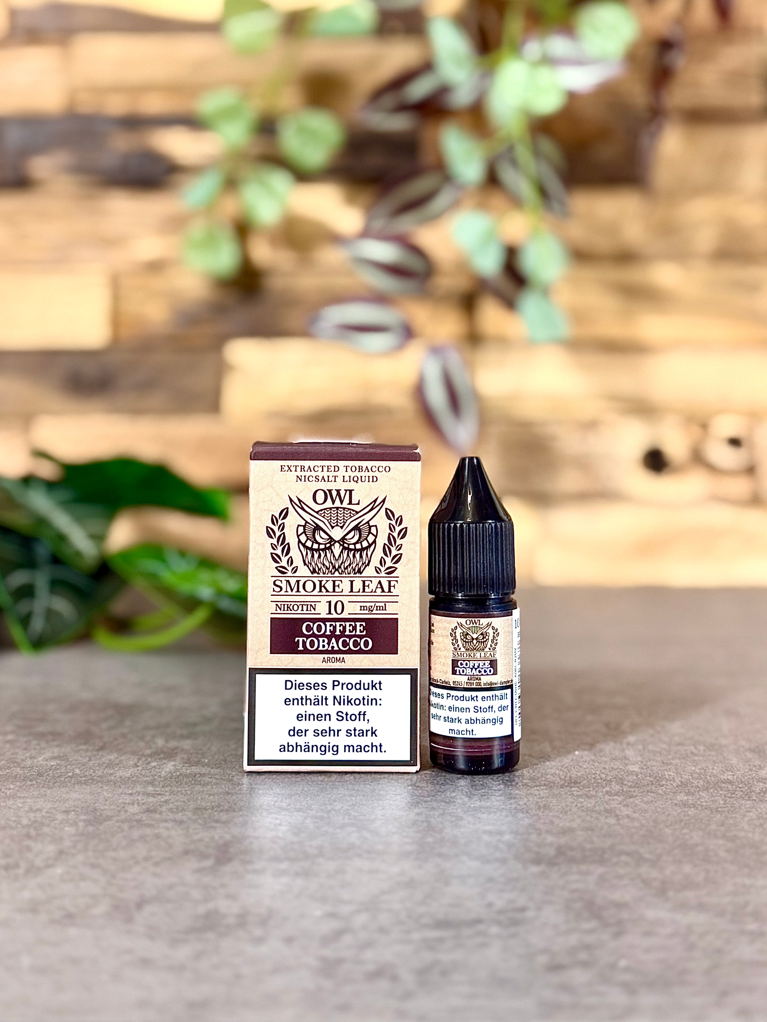 Tabak Liquid | Kaffee Tabak | 10mg | 10ml