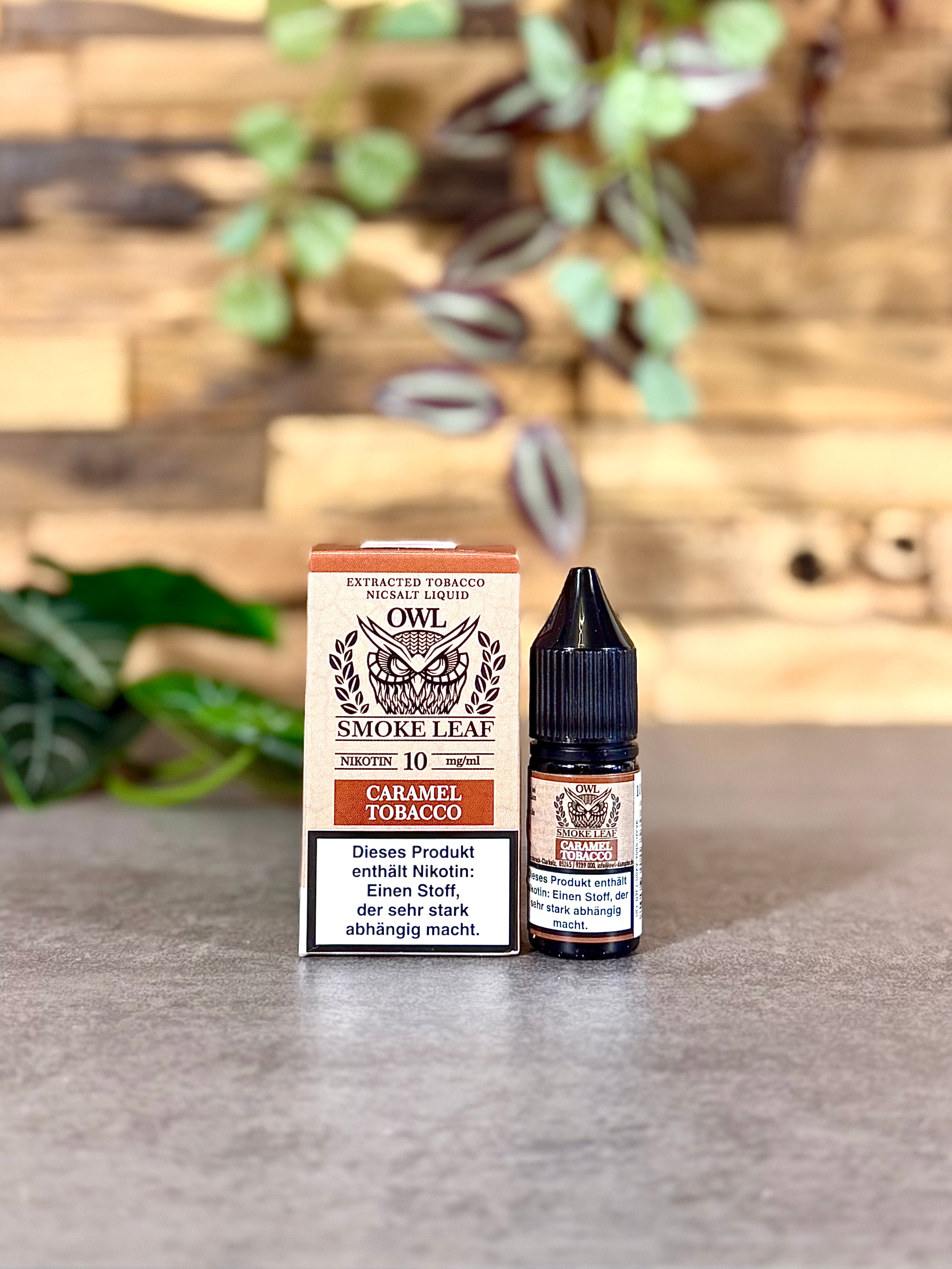Tabak Liquid | Karamell Tabak | 10mg | 10ml