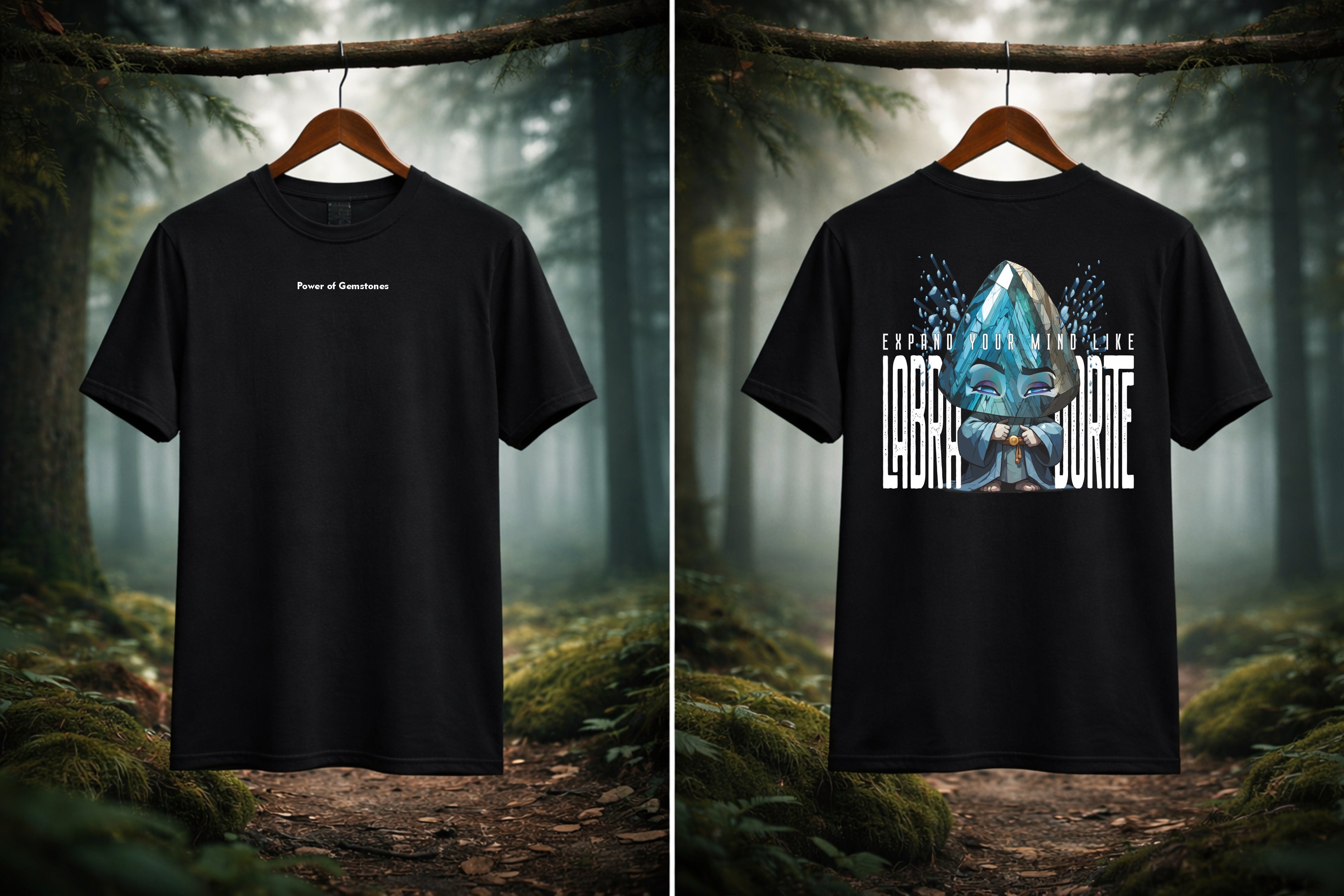 T-Shirt | Damen | Motiv: EXPAND YOUR MIND LIKE LABRADORITE
