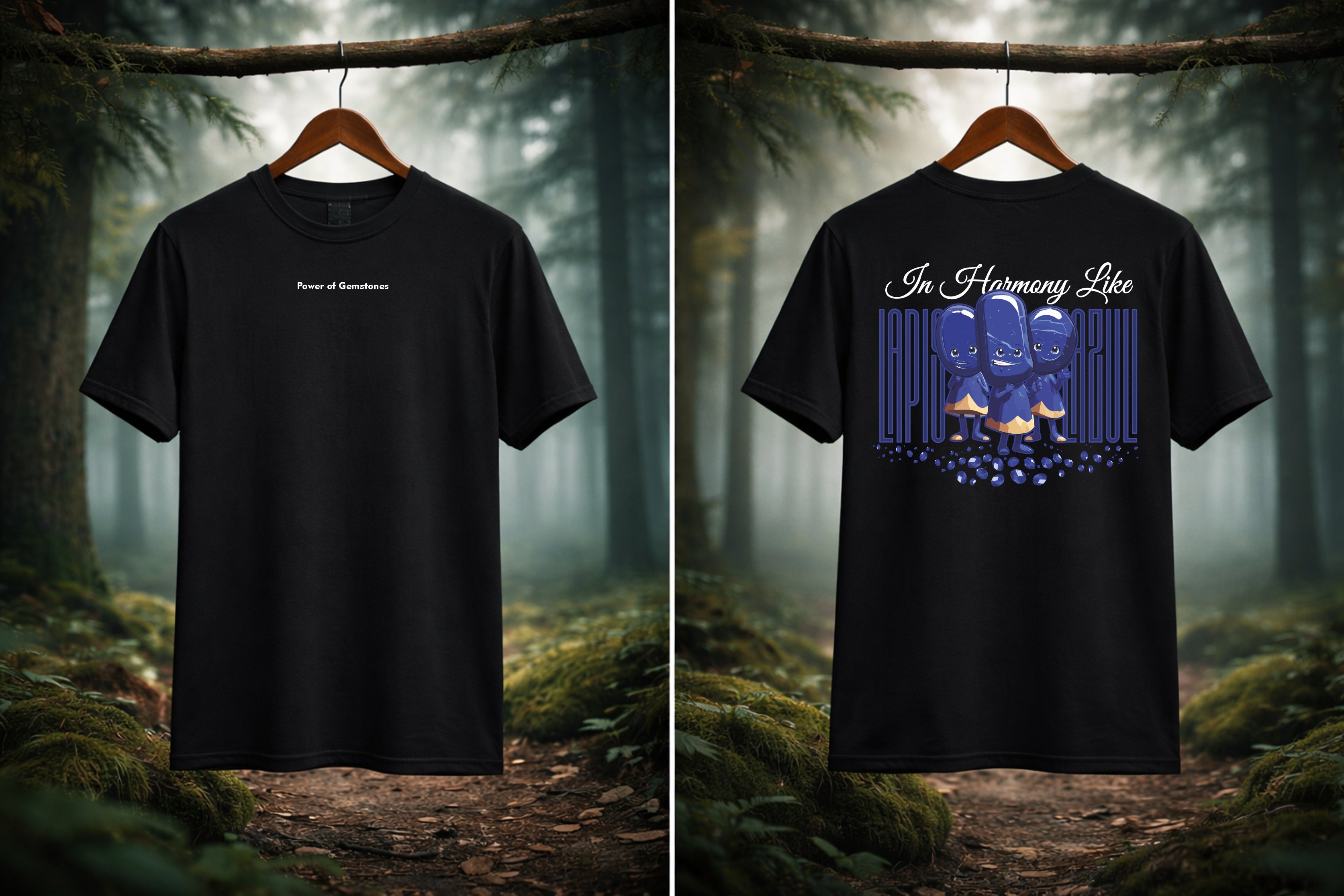 T-Shirt | Damen | Motiv: IN HARMONY LIKE LAPISLAZULI