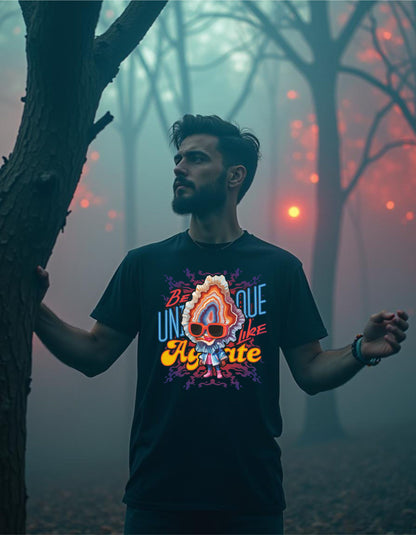 T-Shirt | Herren | Motiv: BE UNIQUE LIKE AGATE